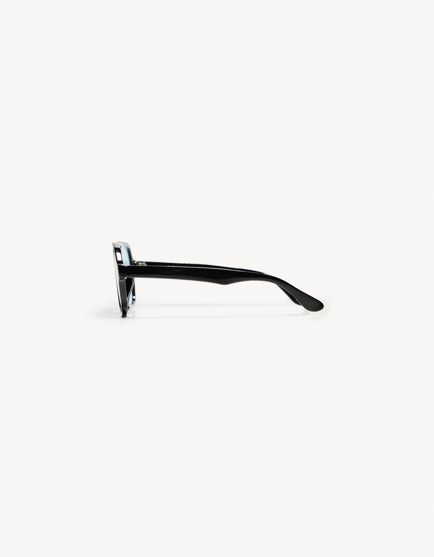 Resin sunglasses-Blue-1