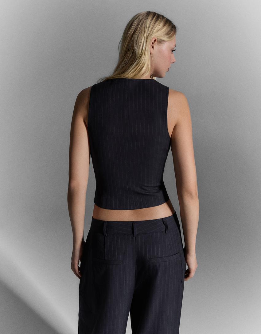 Prugasti prsluk-Mornaskoplava