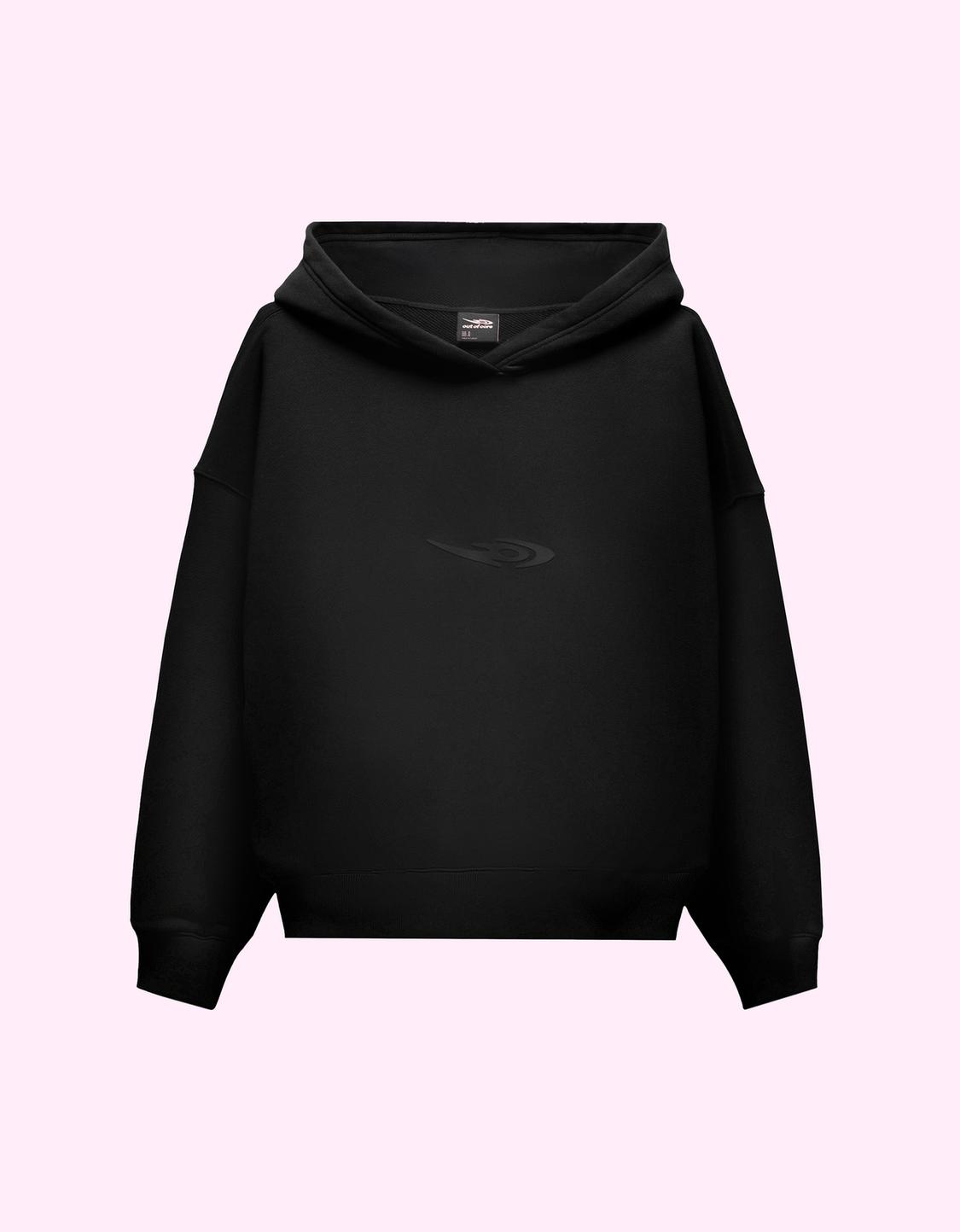 Hoodie with out of core logo