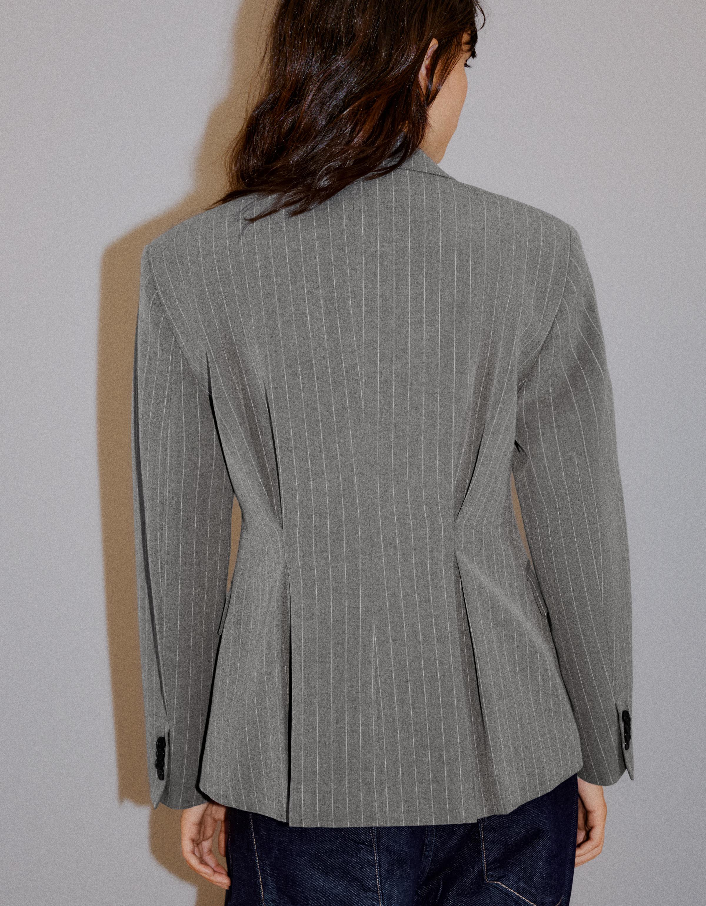 Blazer with back darts — Grey