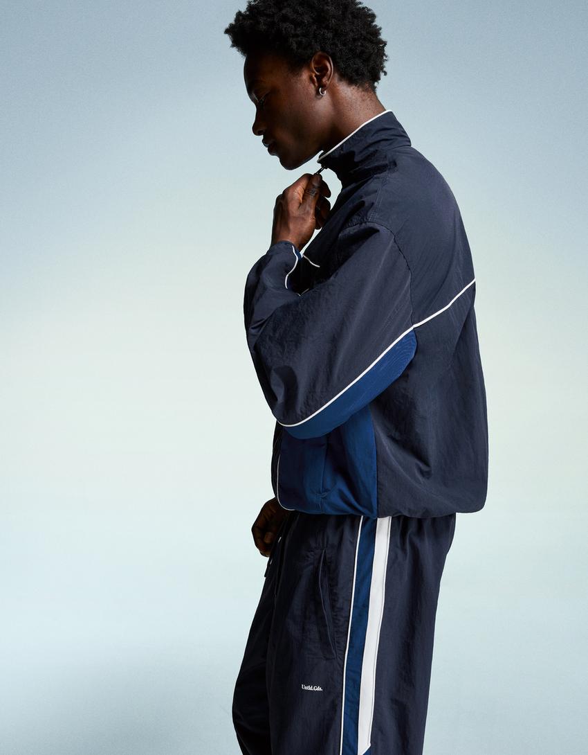 Technical sports jacket-Navy-2