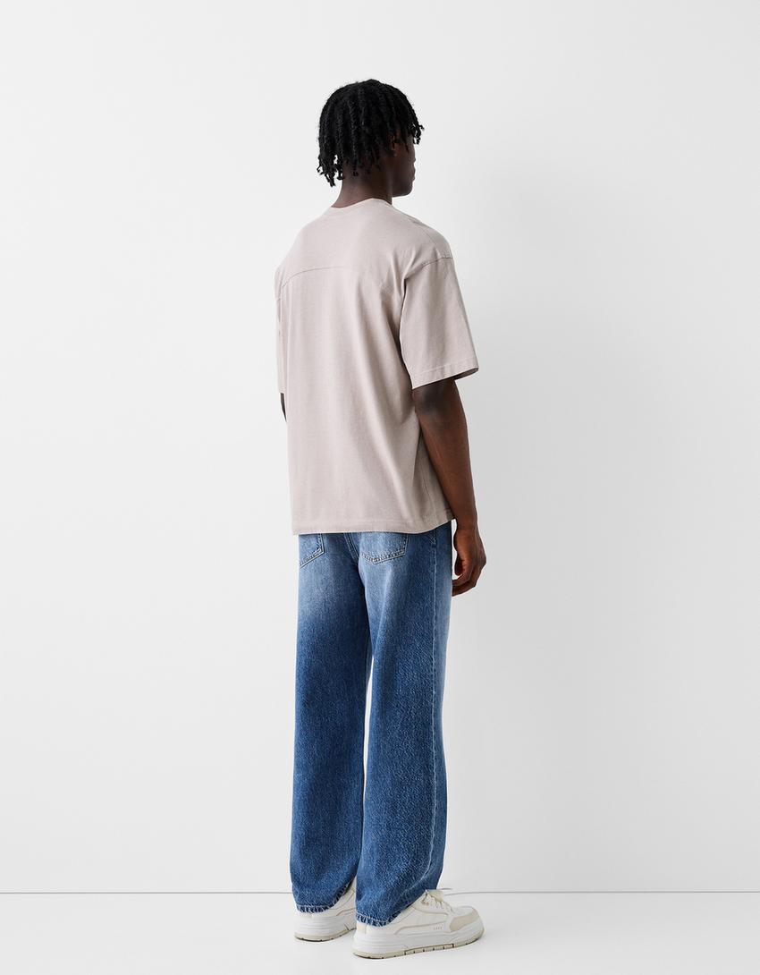 Straight fit ’90s jeans-Blue-2