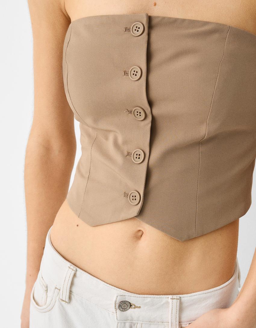 توب ضيق بأزرار-بني-5
