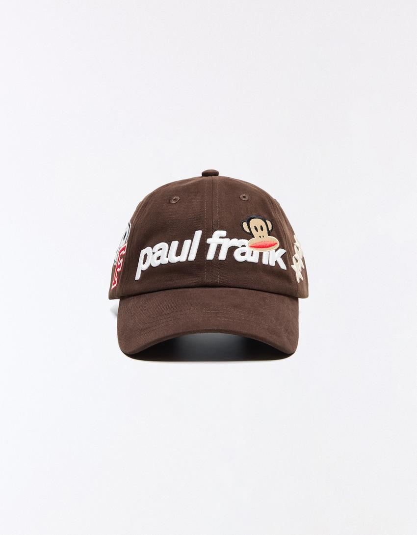 Gorra bordada PAUL FRANK-Marrón