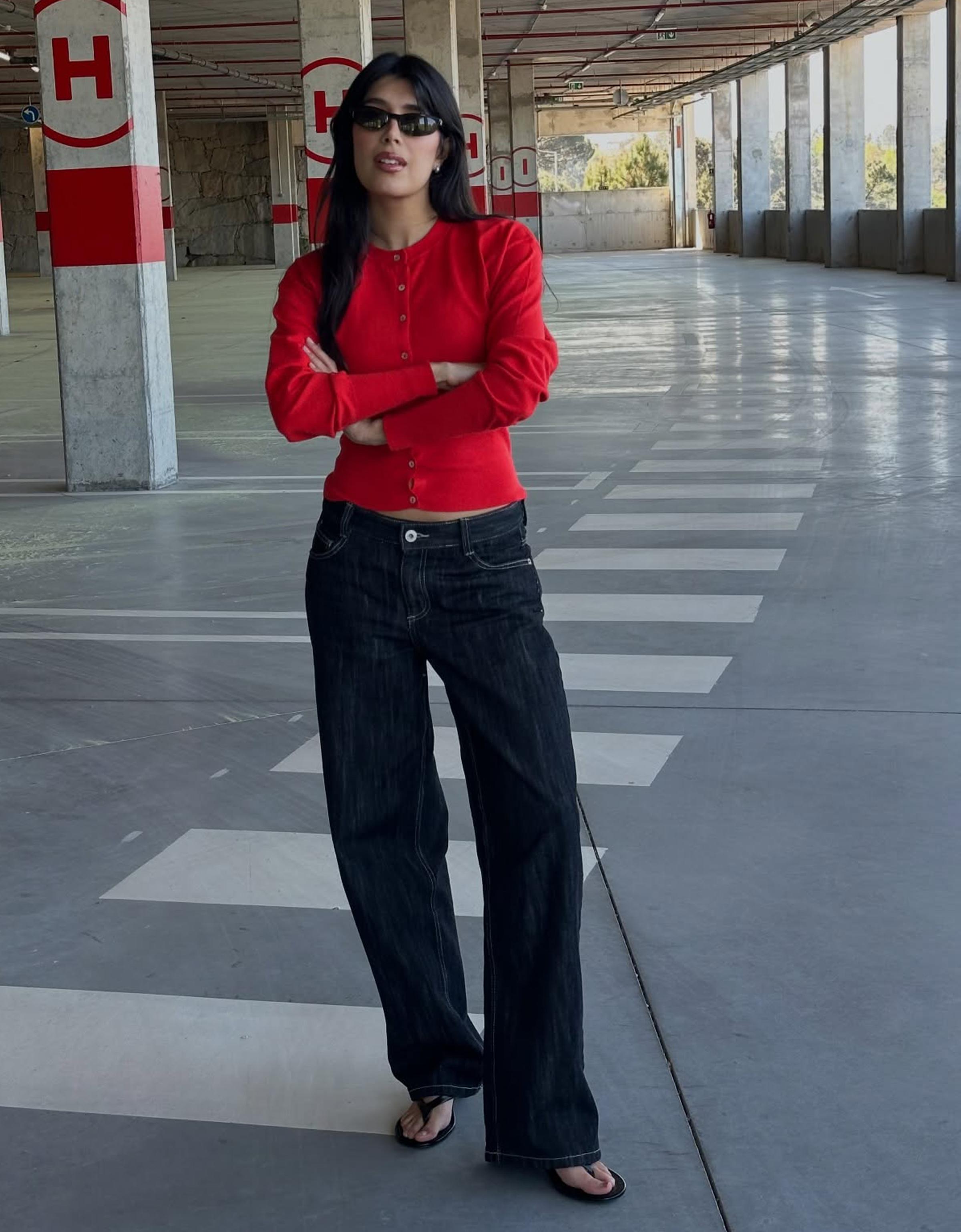 Bisiklet yaka çizgili düğmeli ceket - Görsel 48