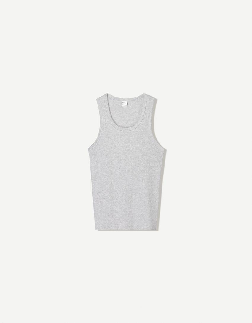 Ribbed vest top