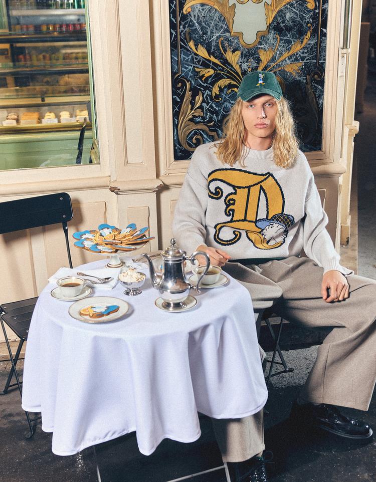 Jersey Donald Duck jacquard