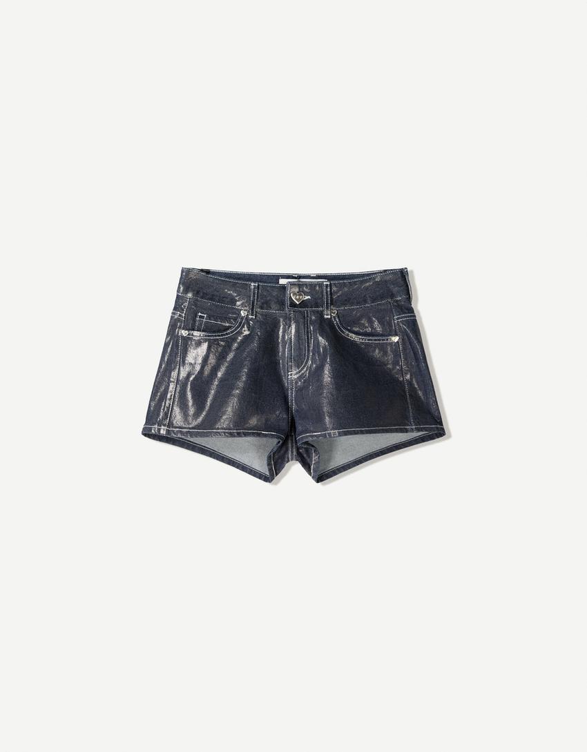 Set cazadora y short CA7RIEL & Paco Amoroso-Azul lavado-2