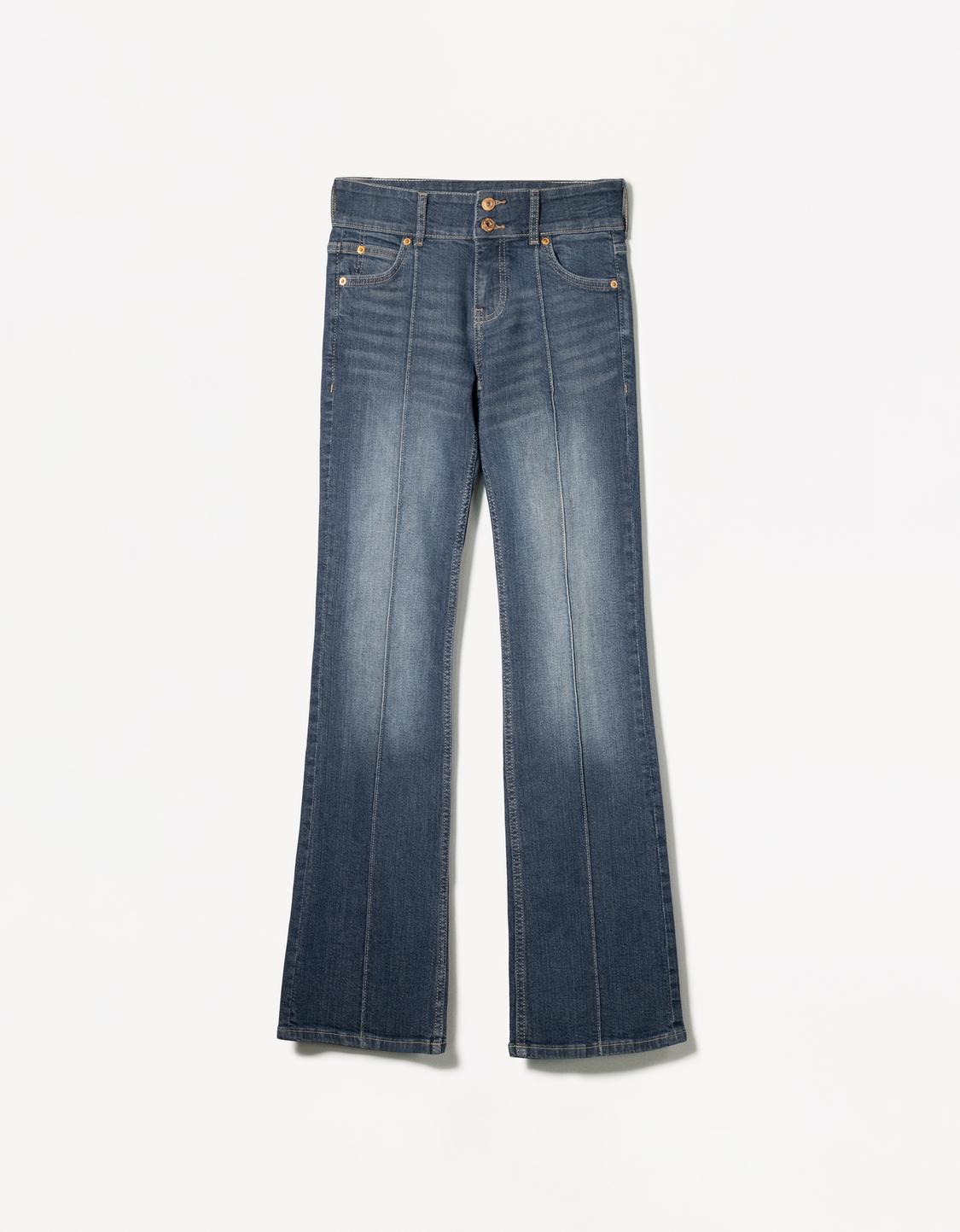 Jeans bootcut vita bassa
