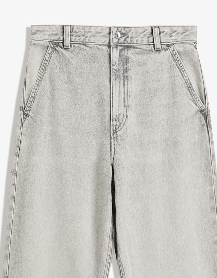 Skater jeans-Grijs