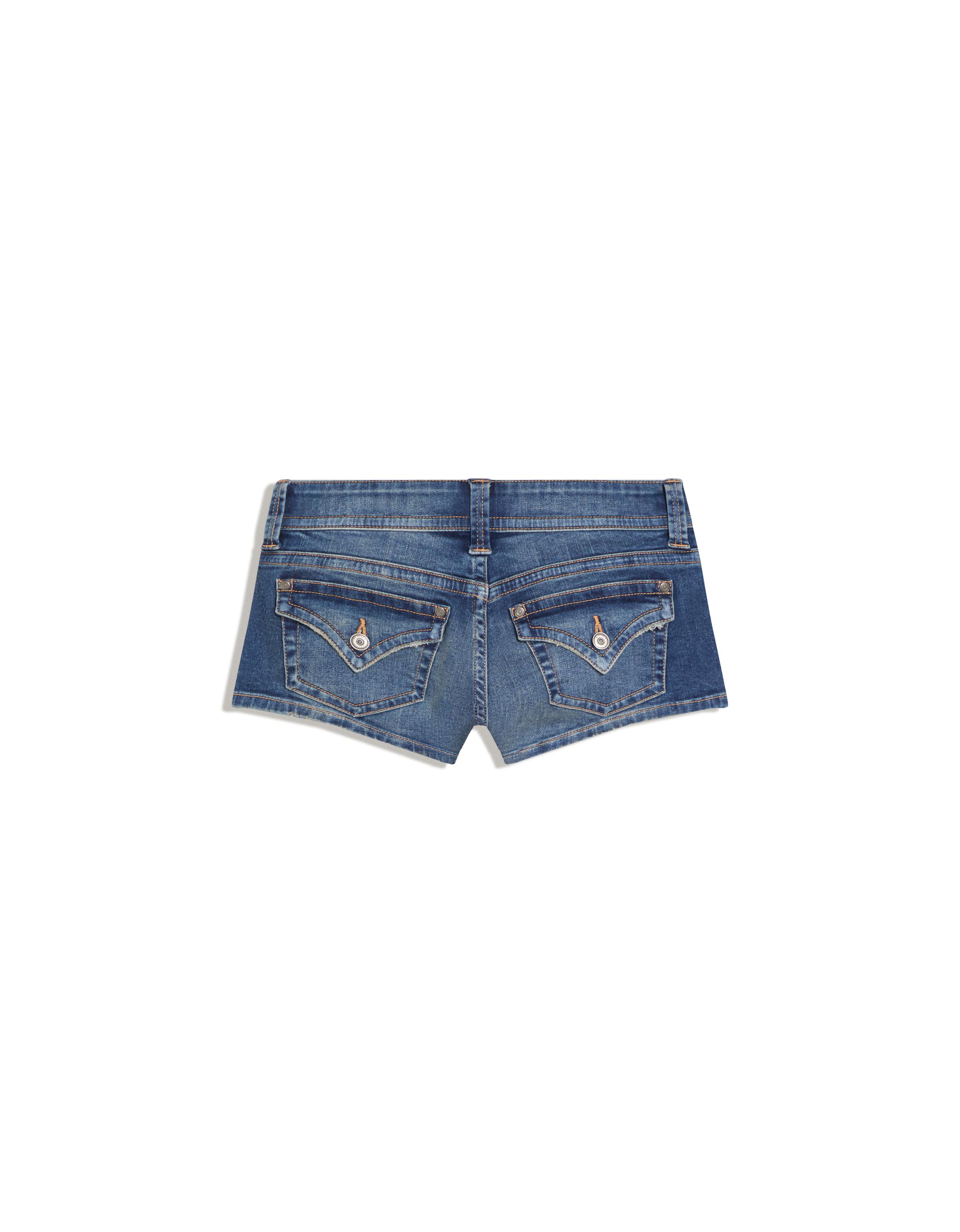 Denim mini shorts