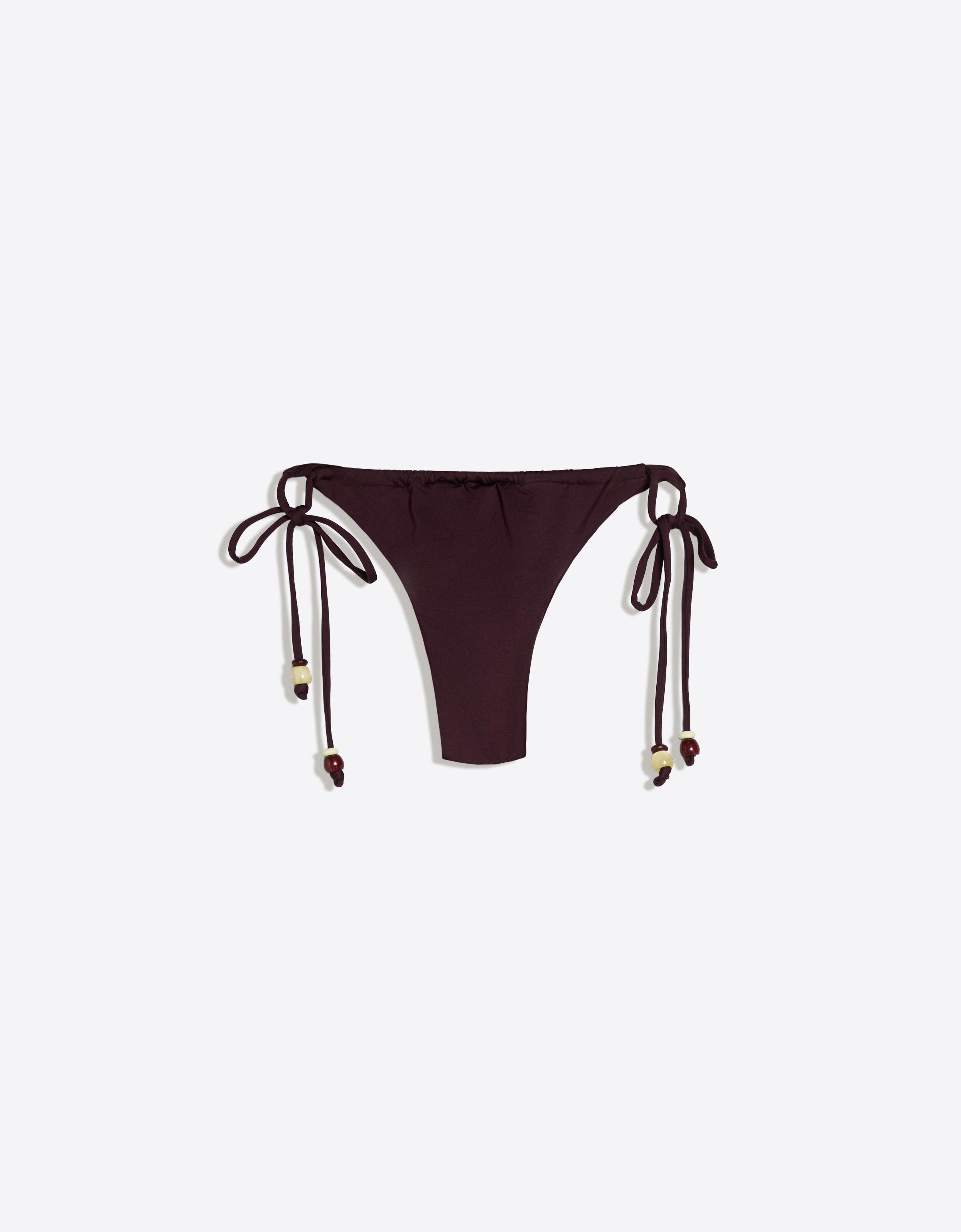 Basic beaded bikini bottoms — Violet