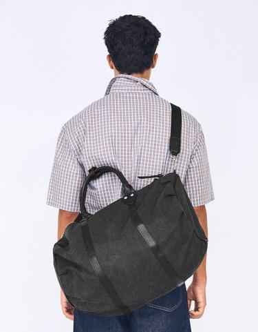 Woven travel bag — Black 3
