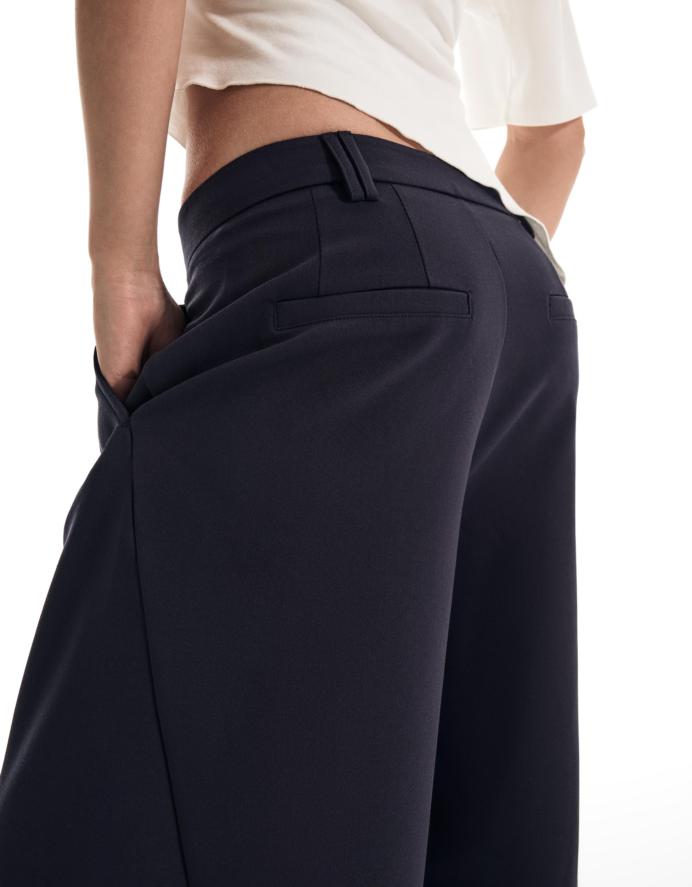 Çift kumaşlı hacimli pantolon - Görsel 121