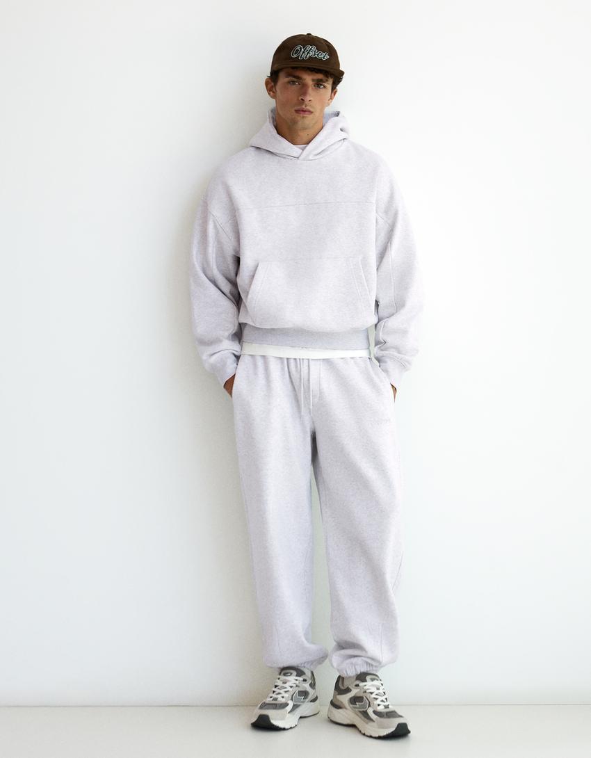 Sudadera capucha-Gris