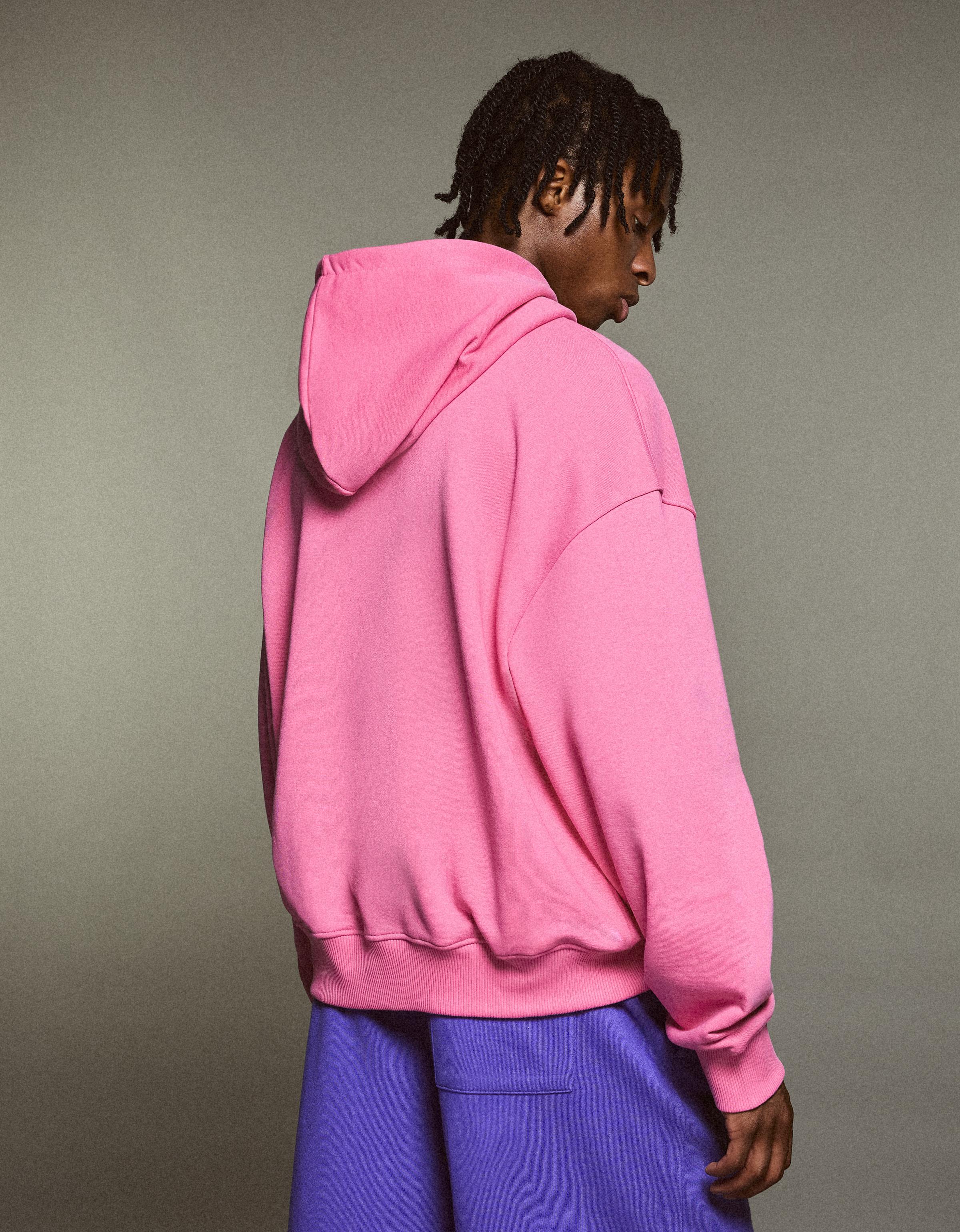 Zip-up hoodie — Pink