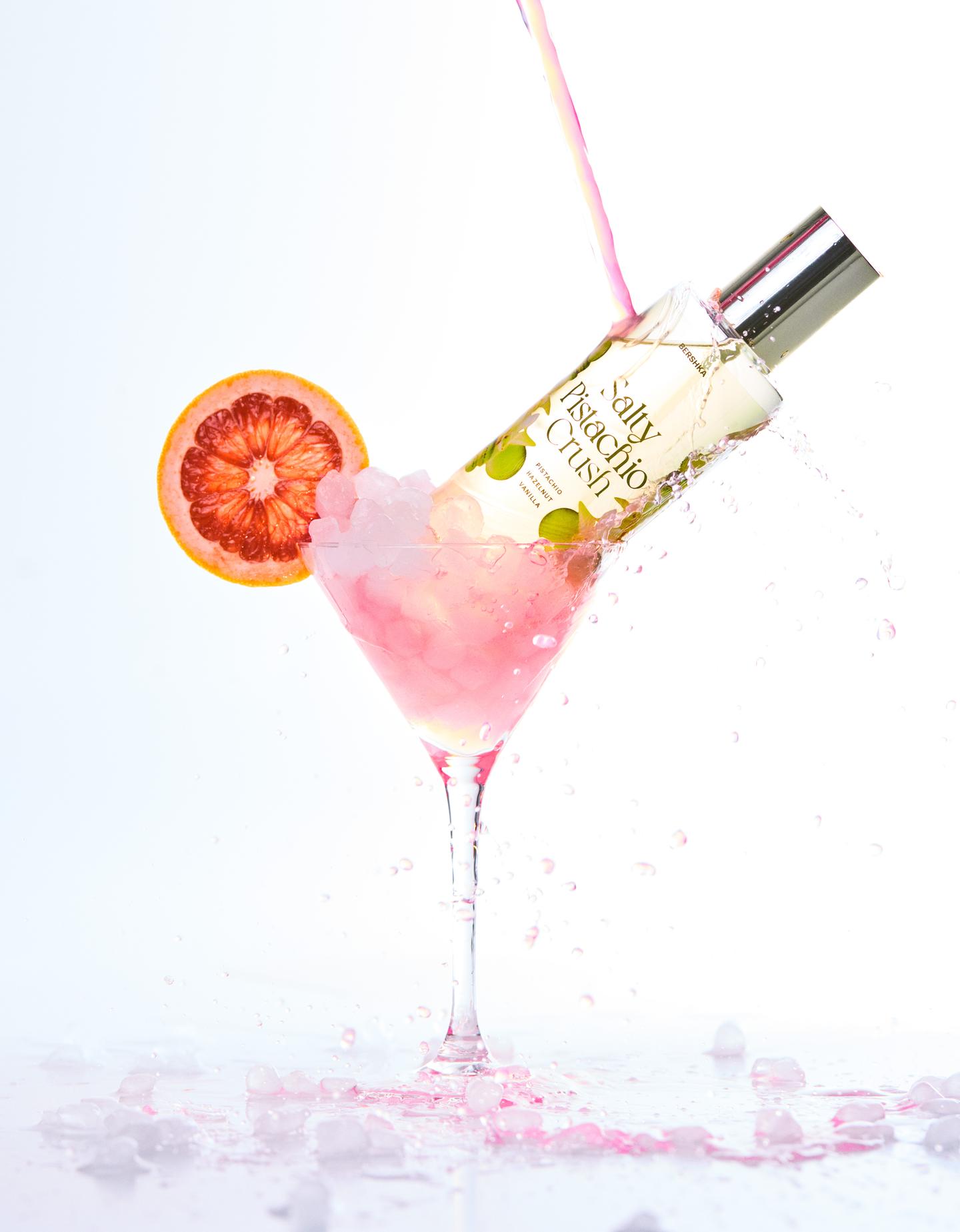Bershka salty pistachio crush mgiełka do ciała 250 ml zielony