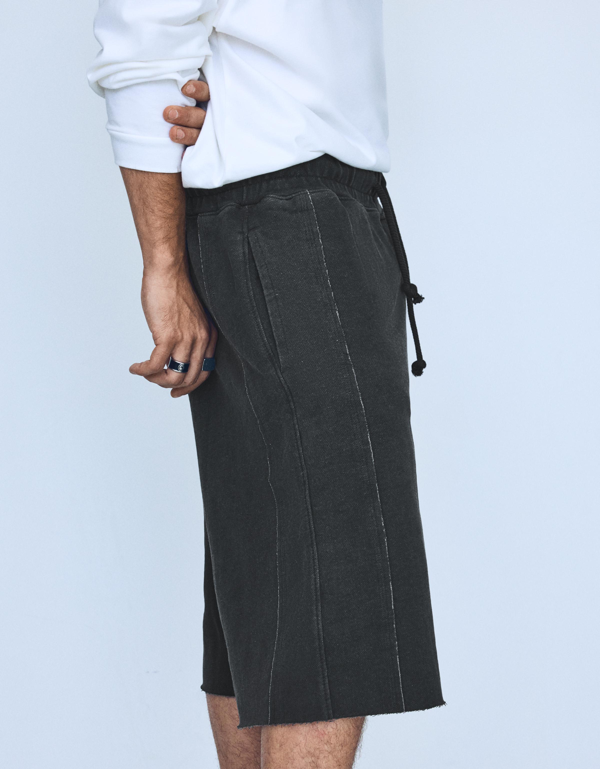 Baggy jort Bermuda shorts — Grey