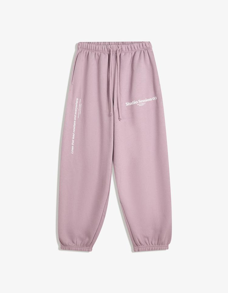 Printed joggers