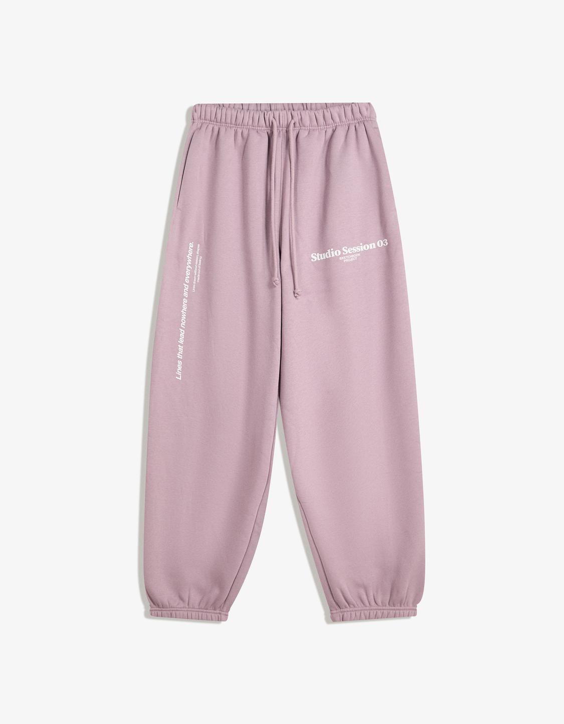 Printed joggers