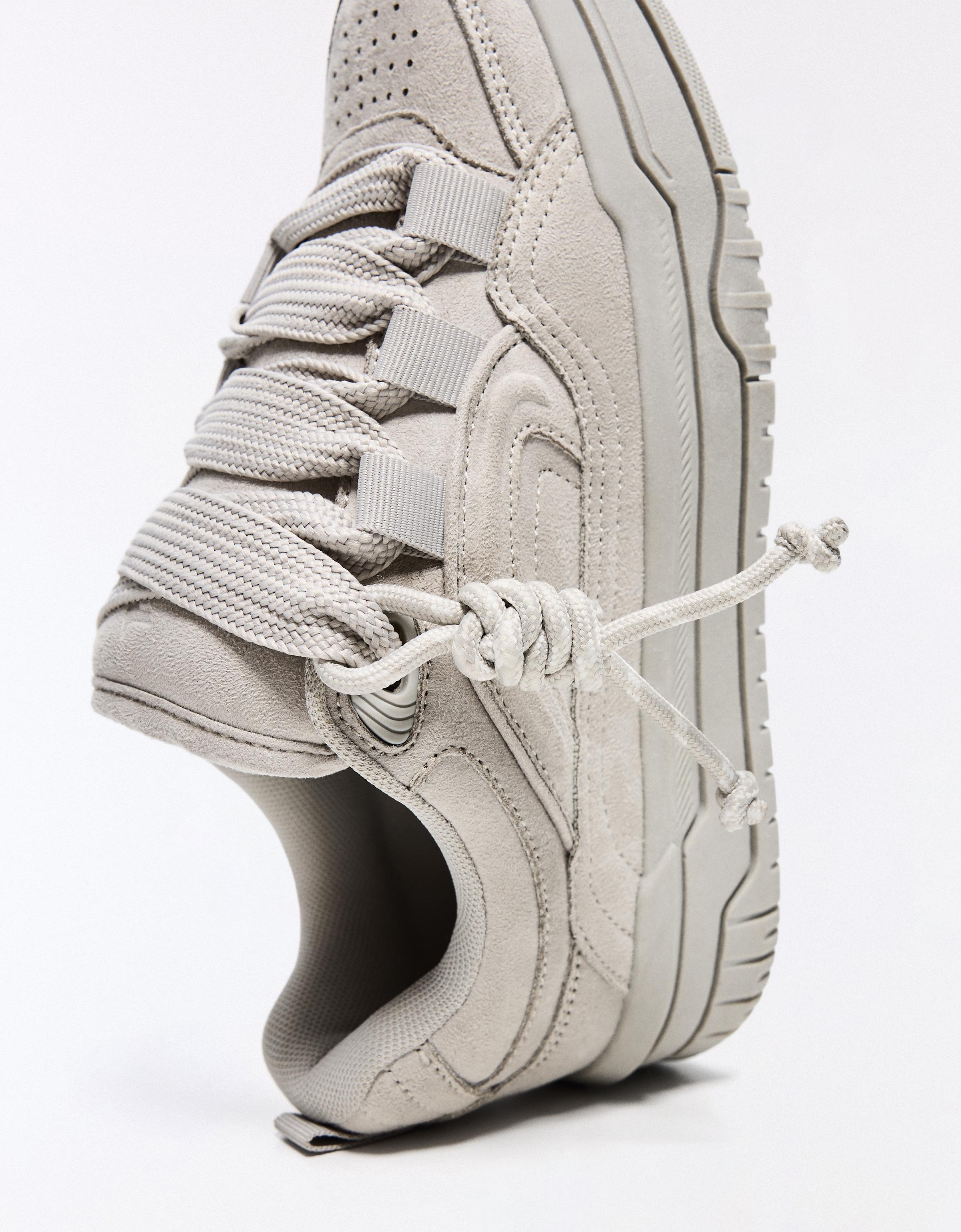 Chunky skate trainers — Grey