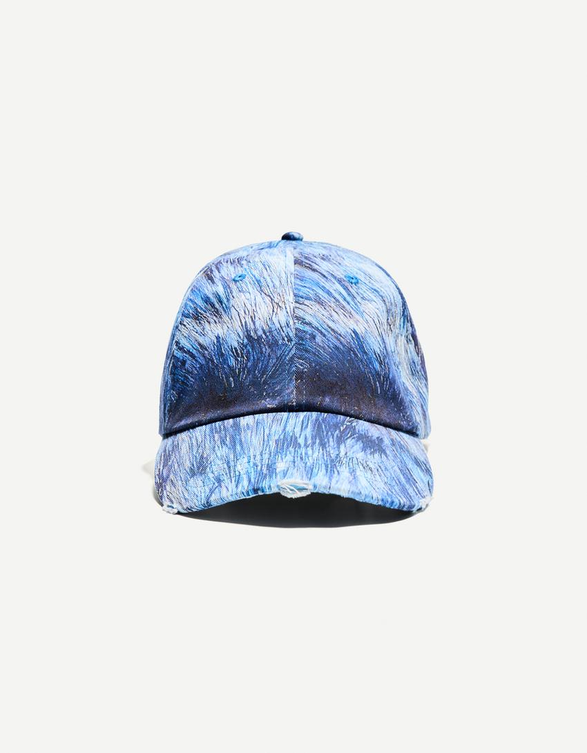 Gorra CA7RIEL & Paco Amoroso print-Azul claro-1