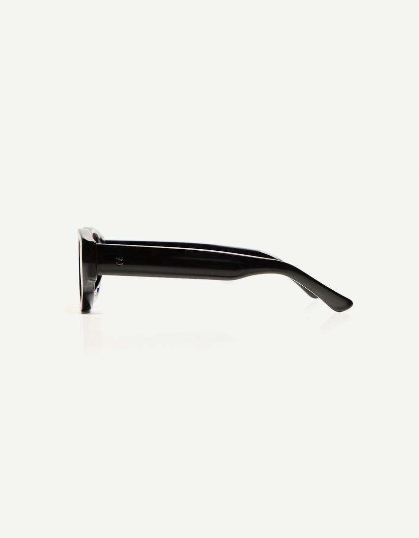 Lunettes de soleil en plastique-Bordeaux