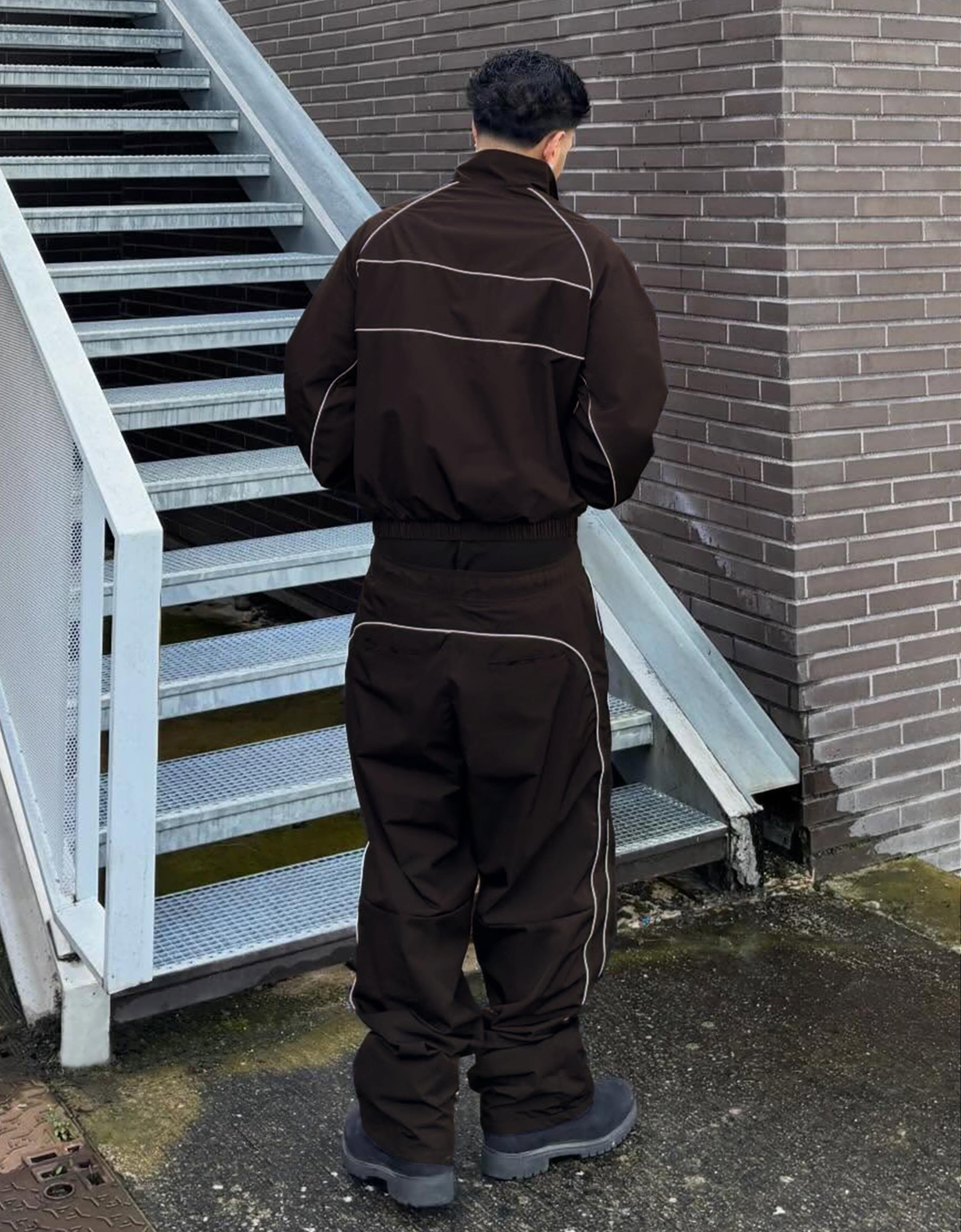 Süper baggy fit teknik pantolon - Görsel 86