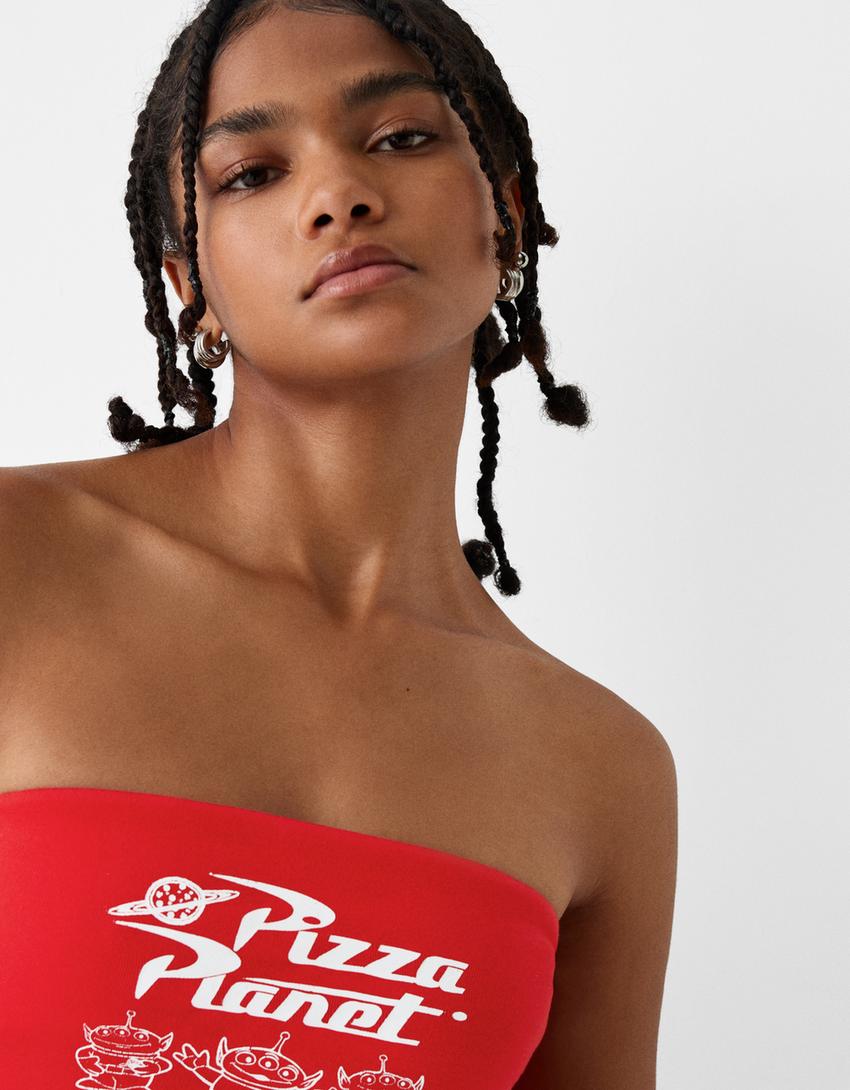 توب شريطي بطبعة توي ستوري-أحمر-2