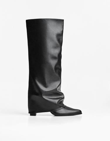 Heeled trouser boots — BLACK 1
