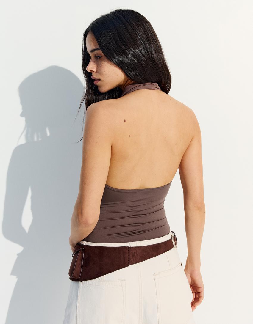 Halter body-Kum rengi