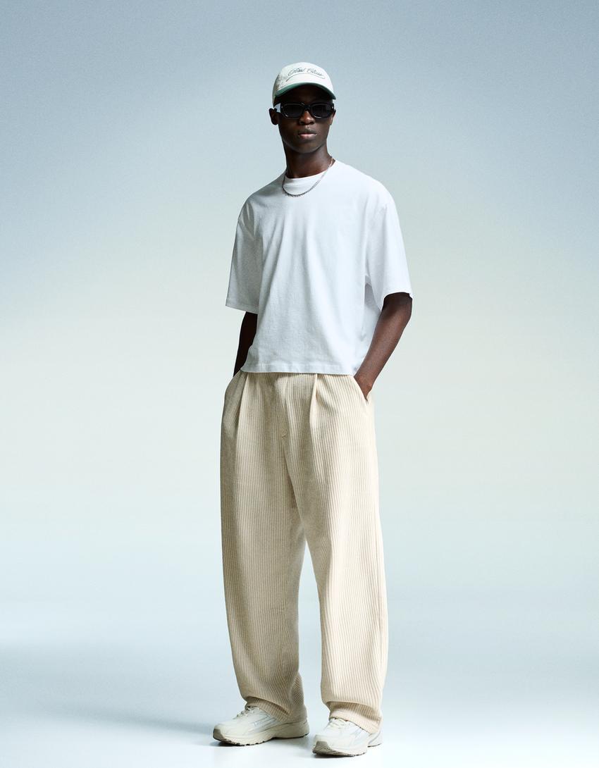 Pantalón chenilla superbaggy-Crudo-0