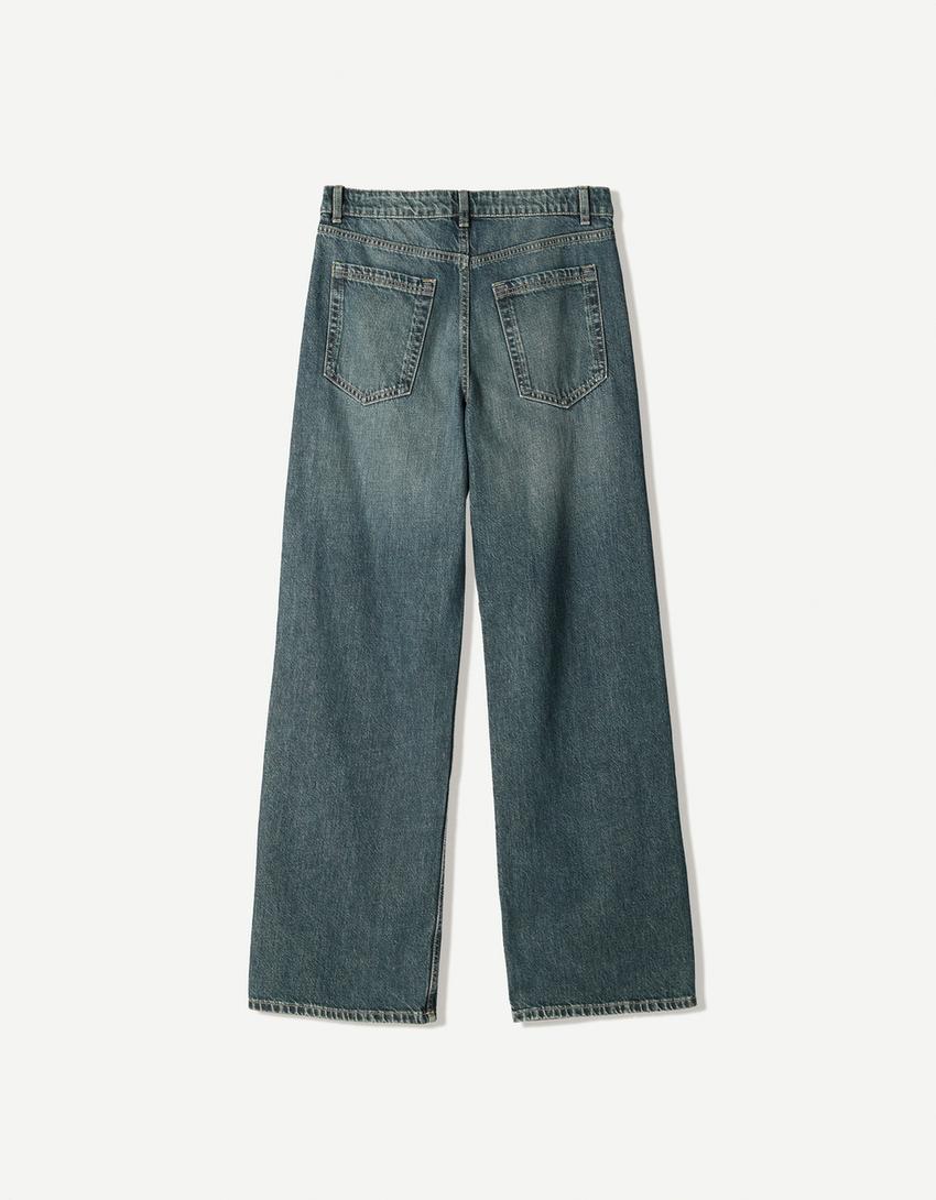 Baggy jean-Yeşil-4