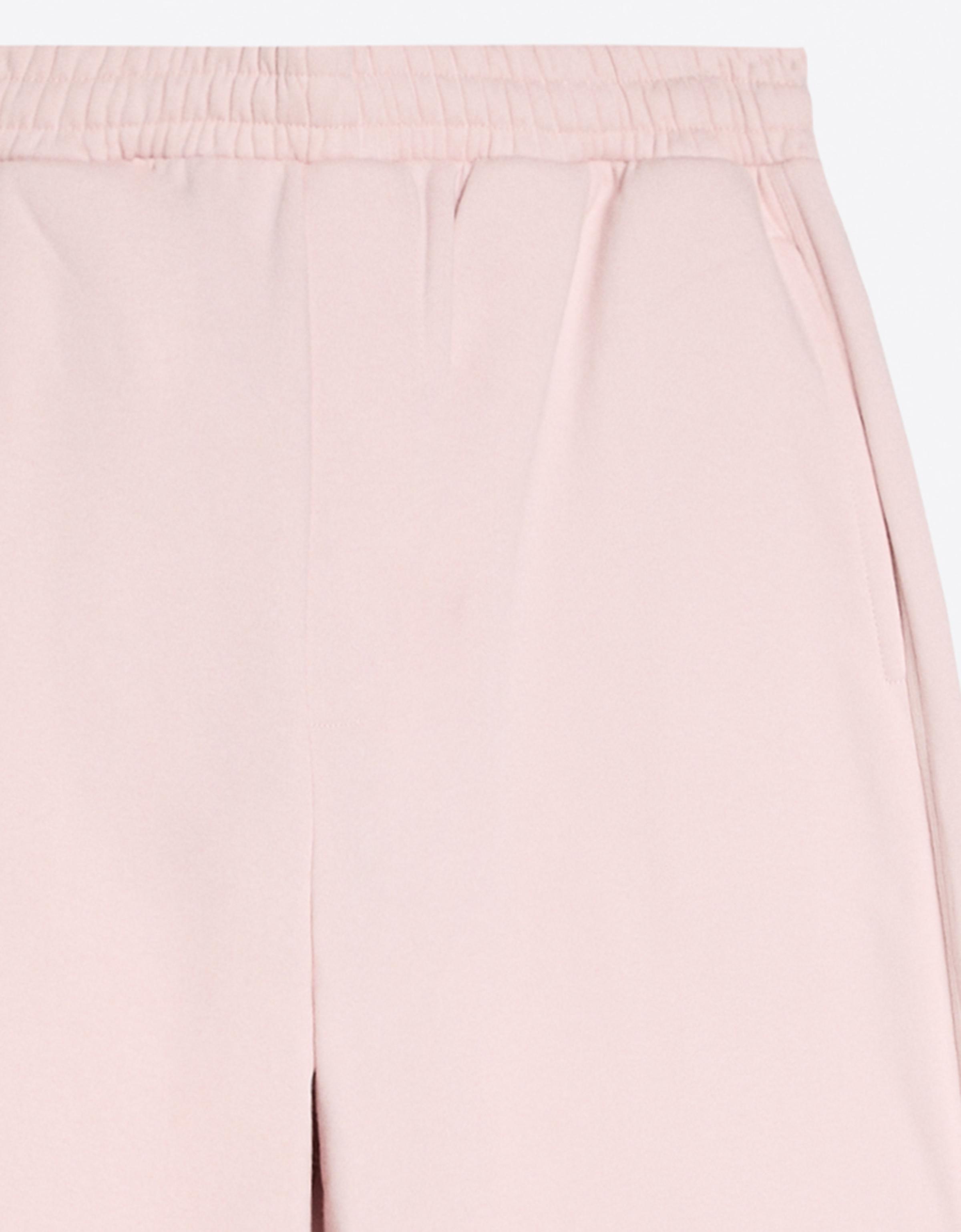Napped balloon trousers — Pink