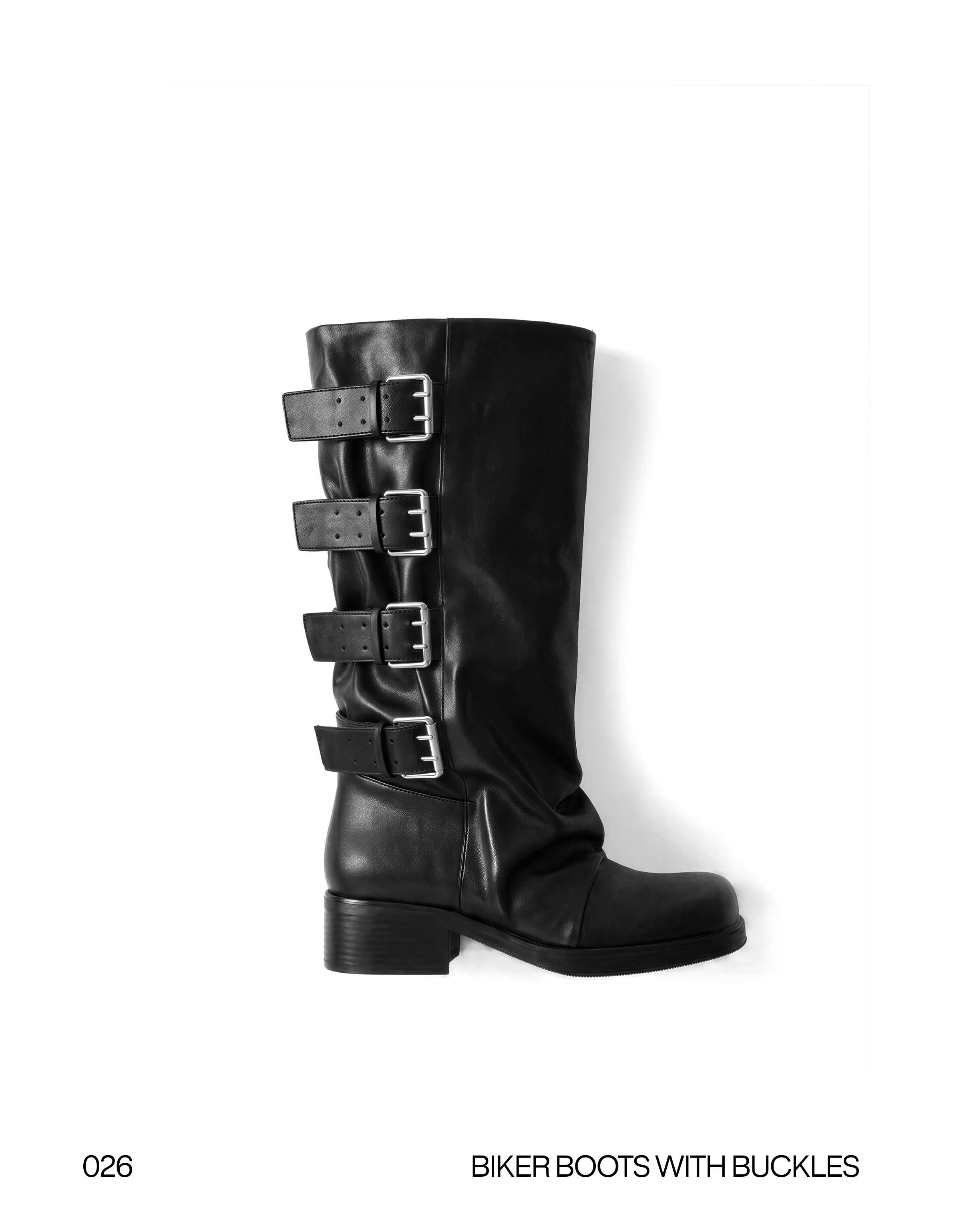 Biker boots — BLACK