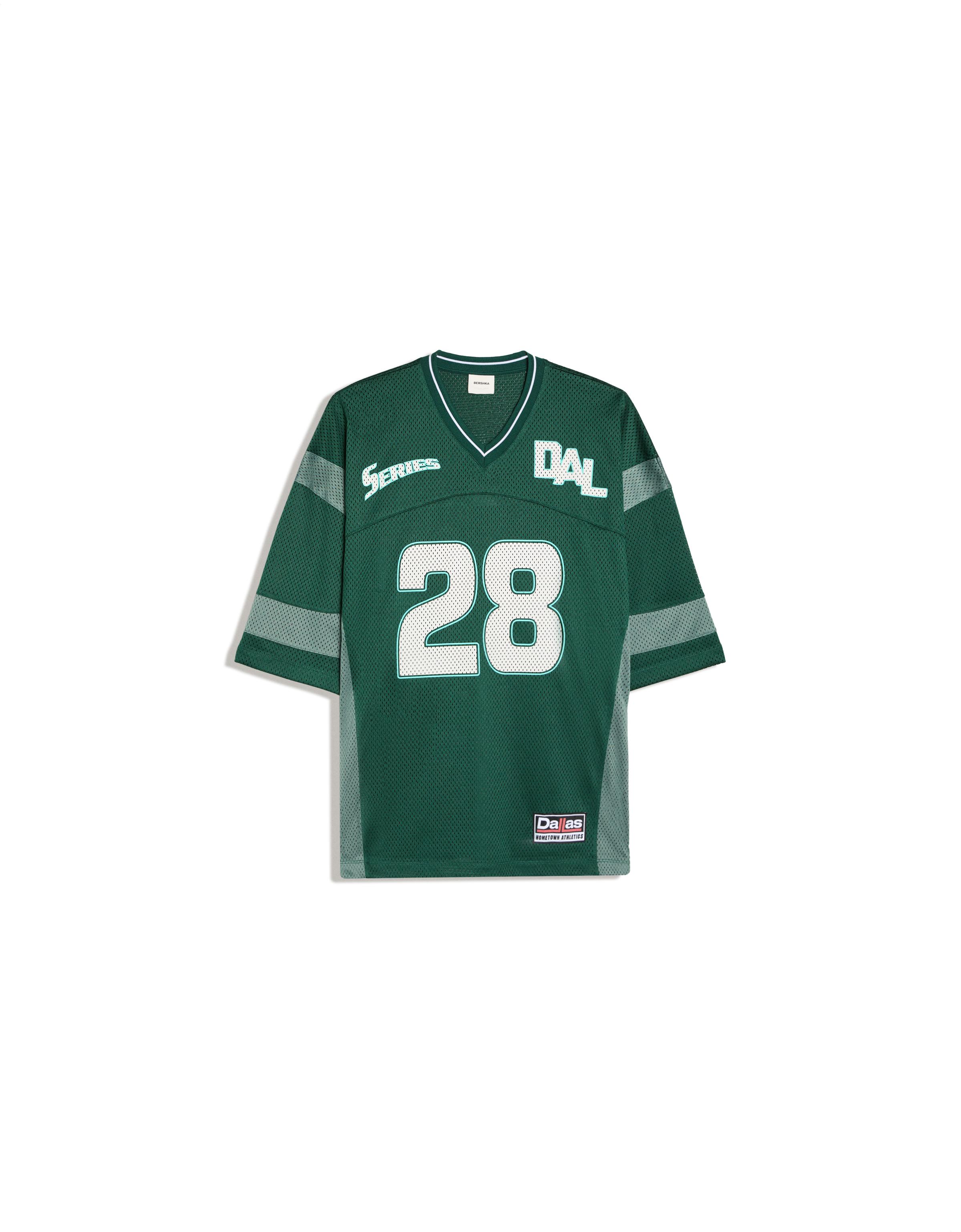 Short sleeve mesh T-shirt — Green