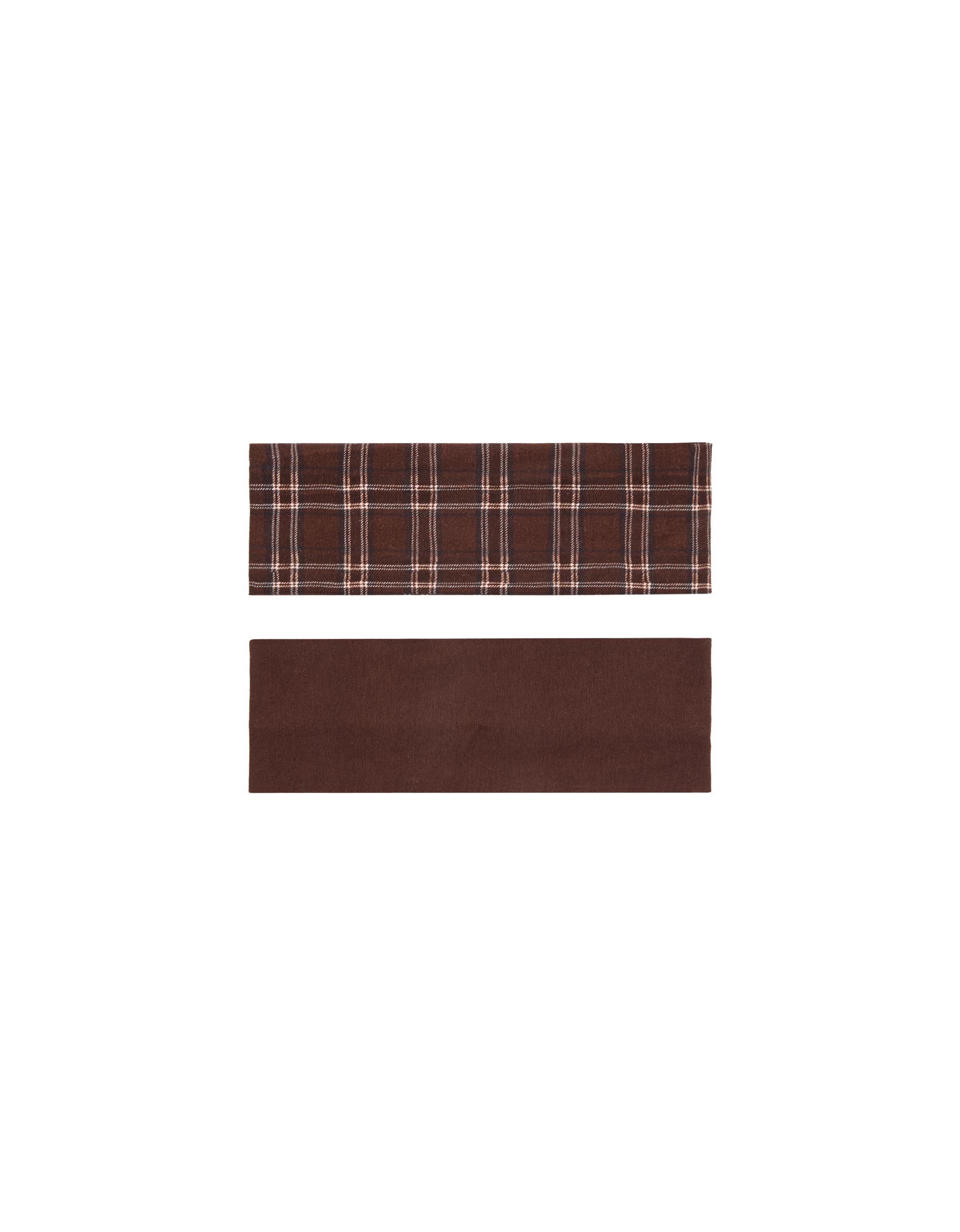 Pack of 2 hairbands — Brown