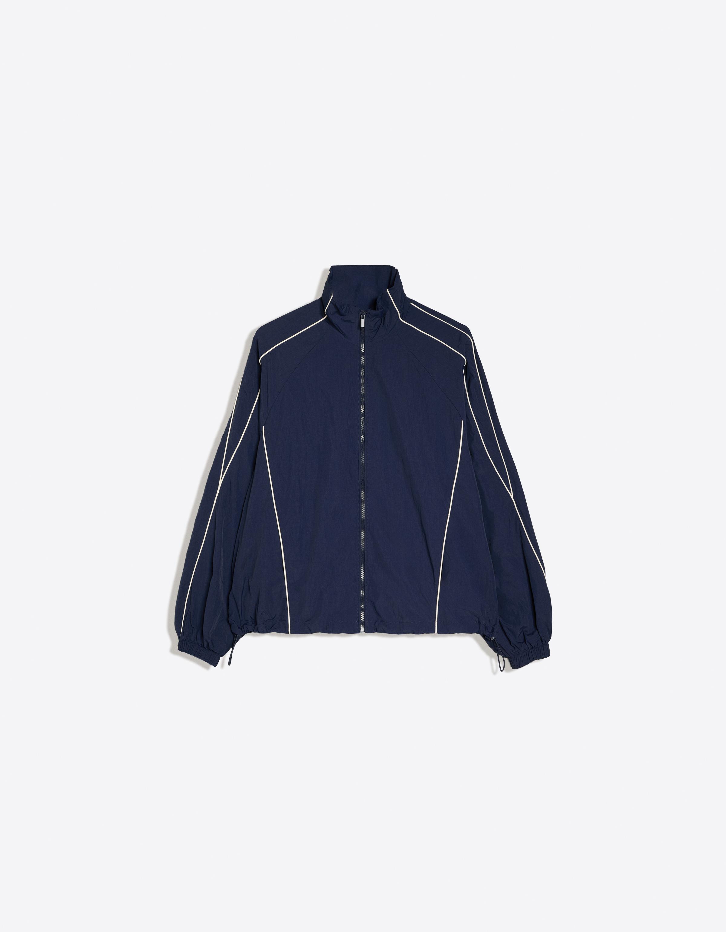 Contrast lightweight jacket — Navy