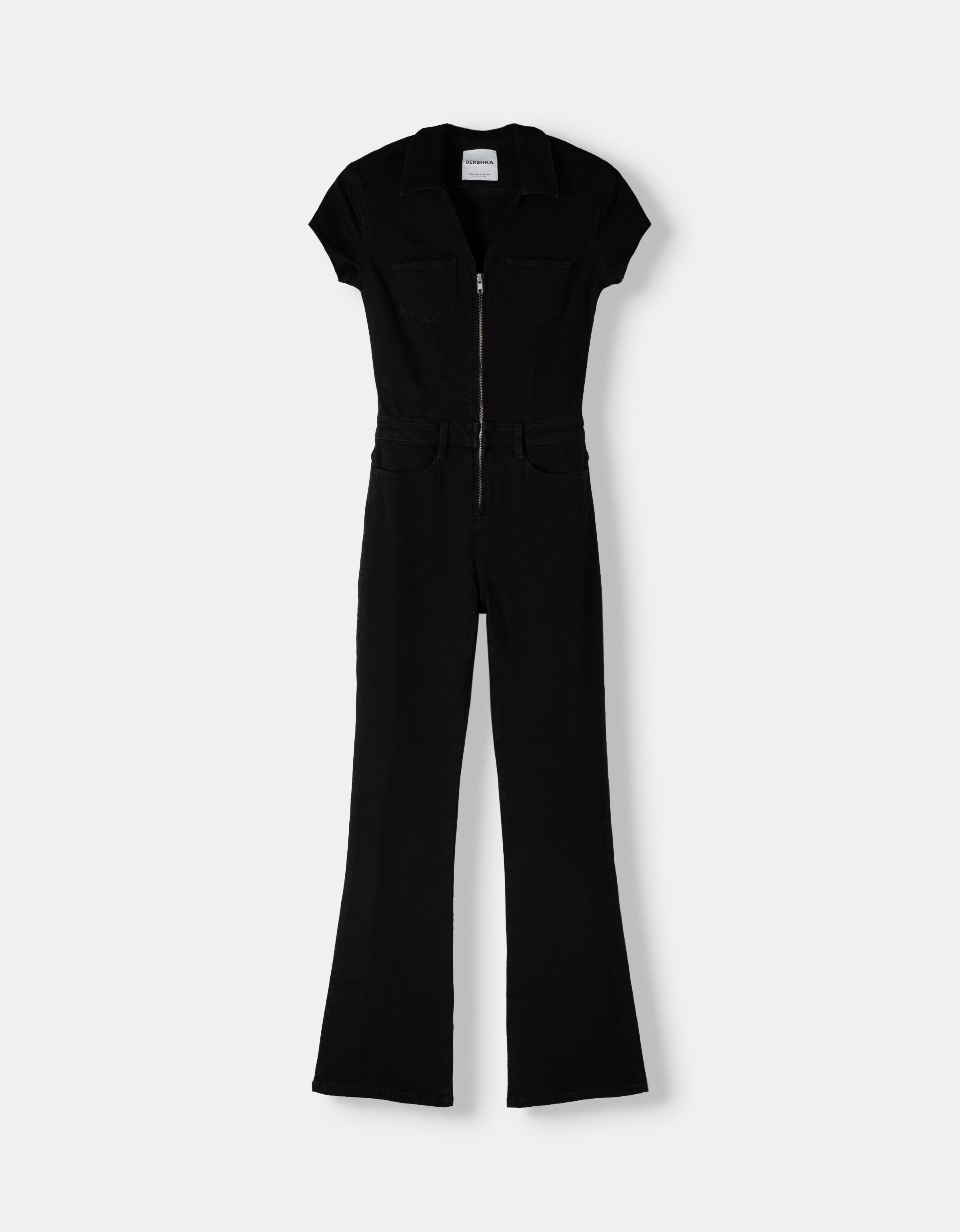 Bershka denim jumpsuit online