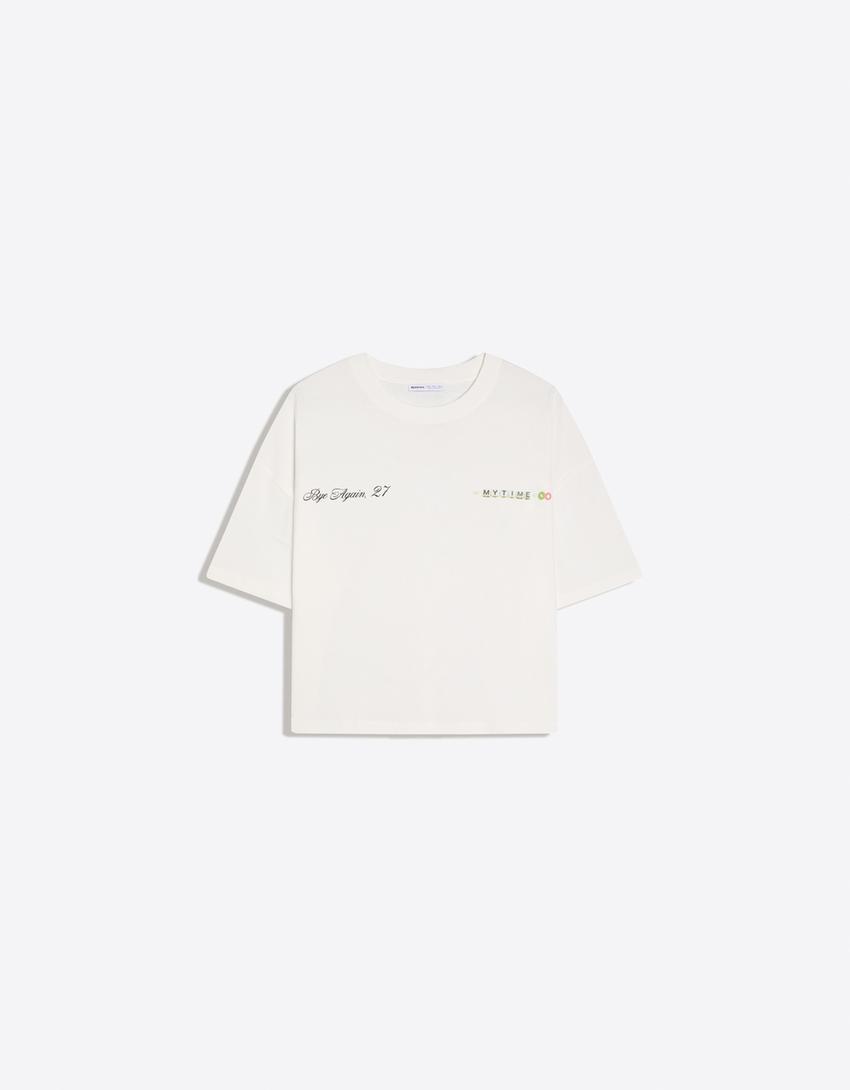 Short sleeve T-shirt-Off white