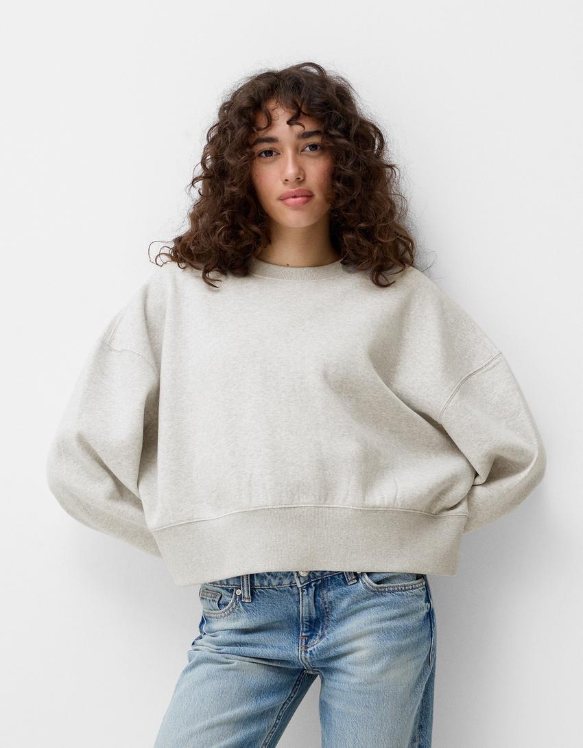 Sudadera básica-Gris-0