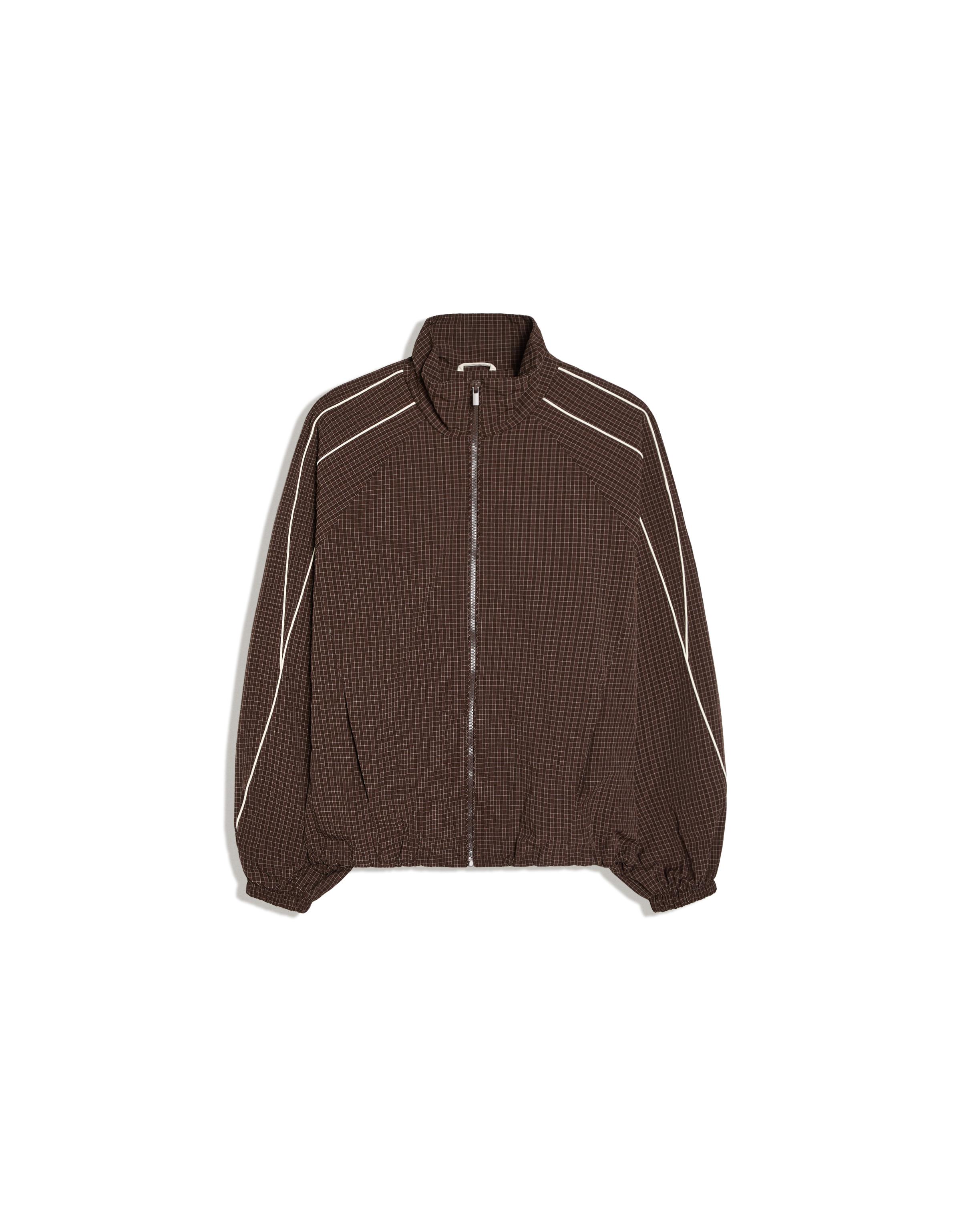 Contrast lightweight jacket — Brown