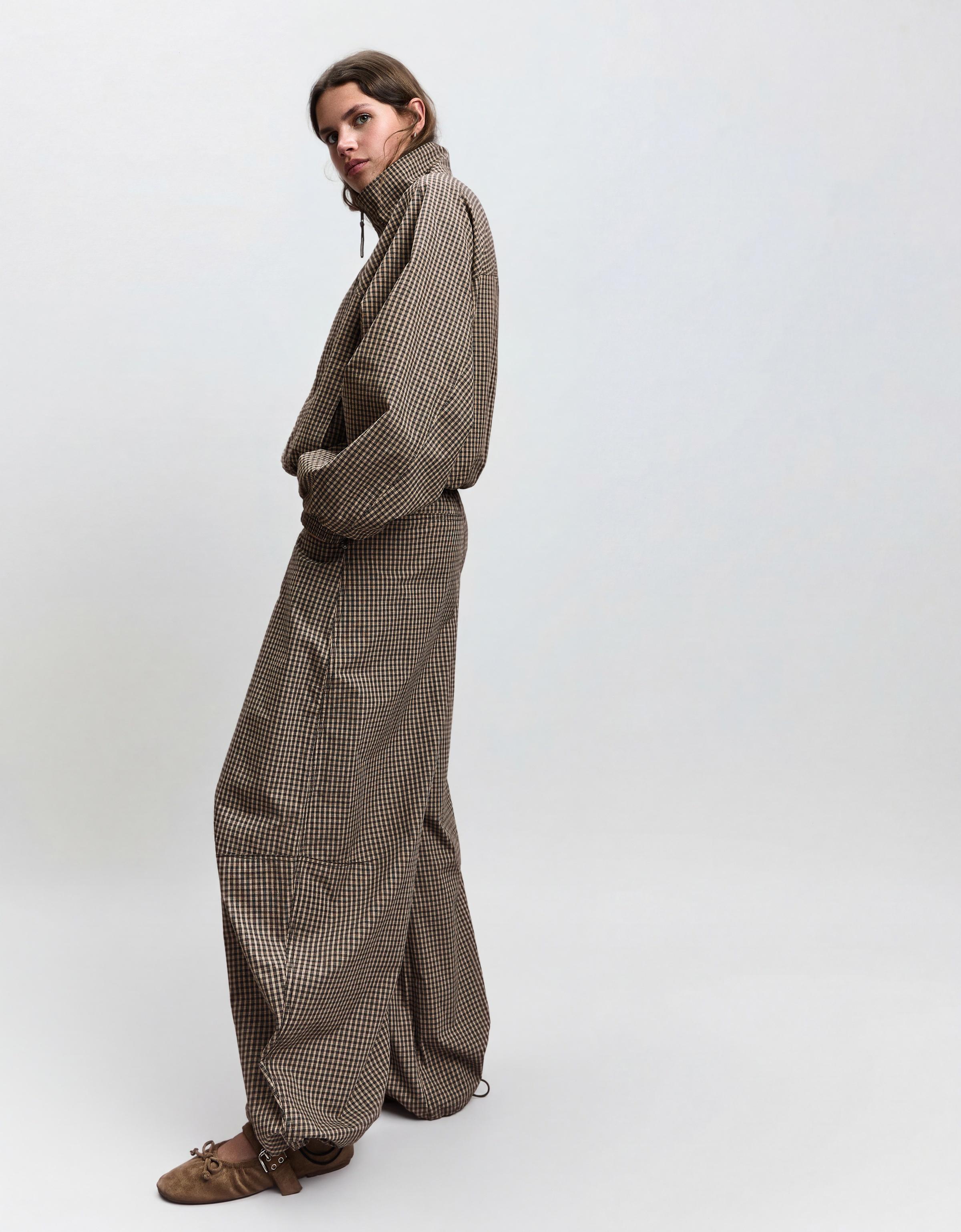 Kareli paraşüt pantolon - Görsel 40