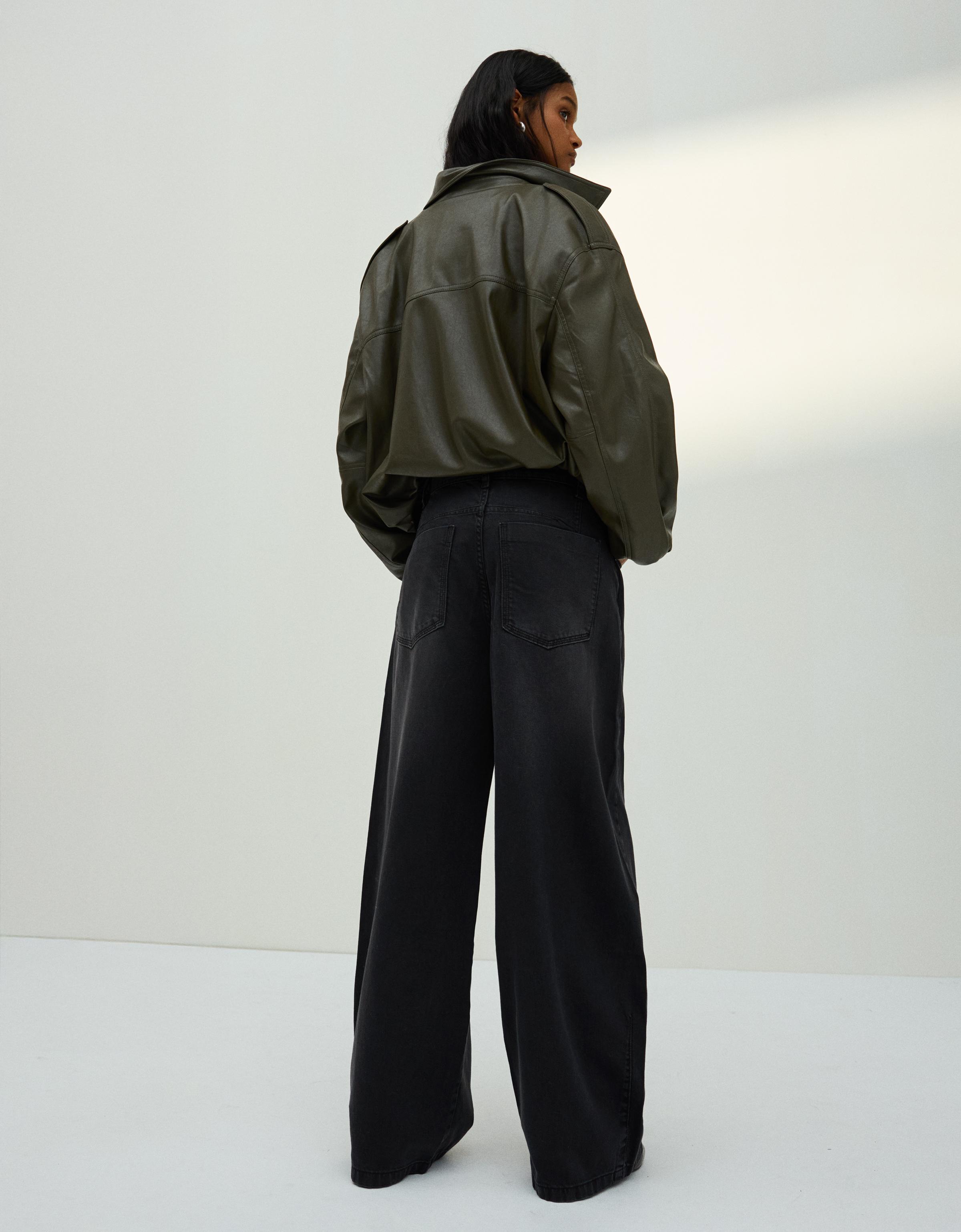 Barrel fit pantolon - Görsel 15