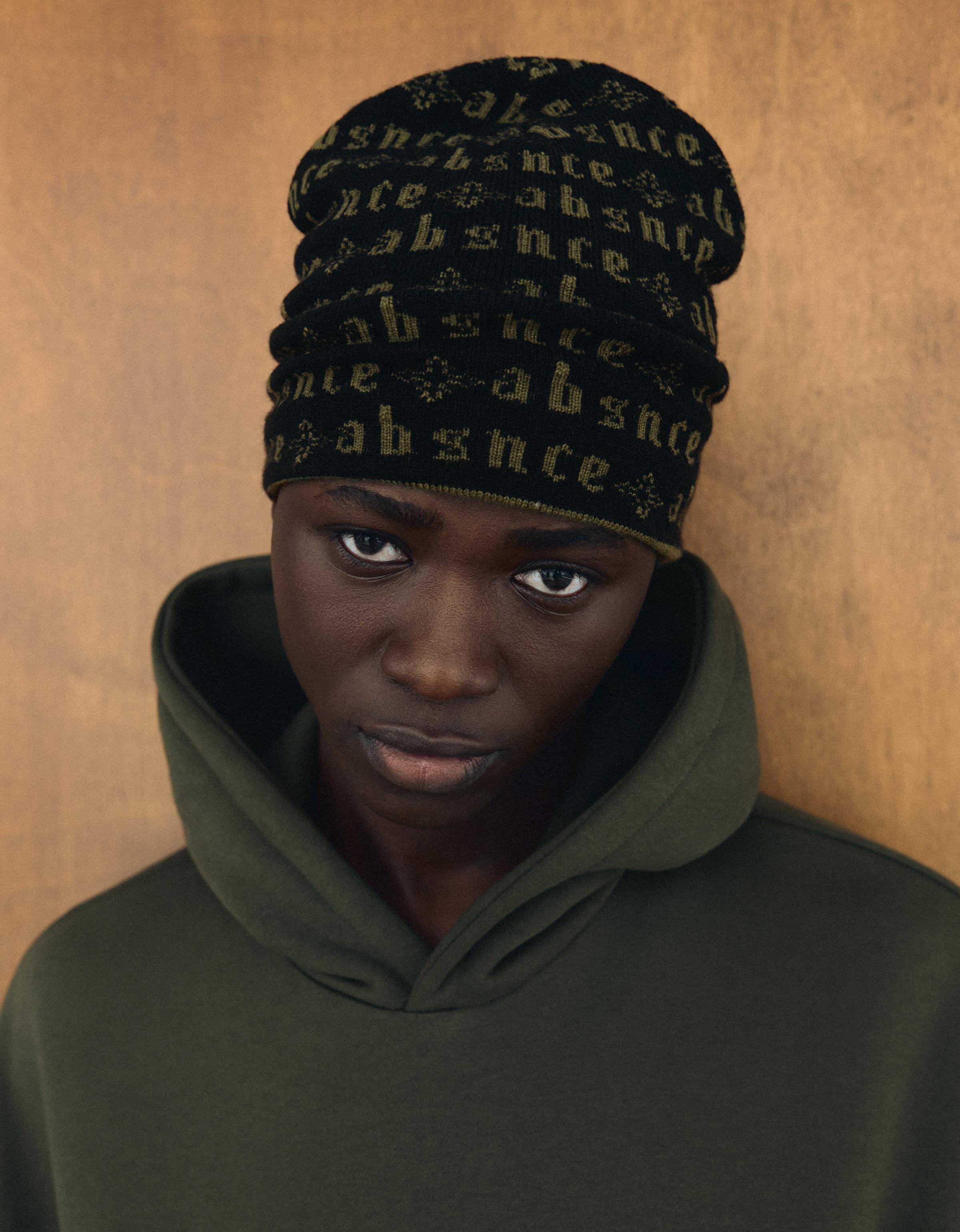 Gorro beanie punto reversible