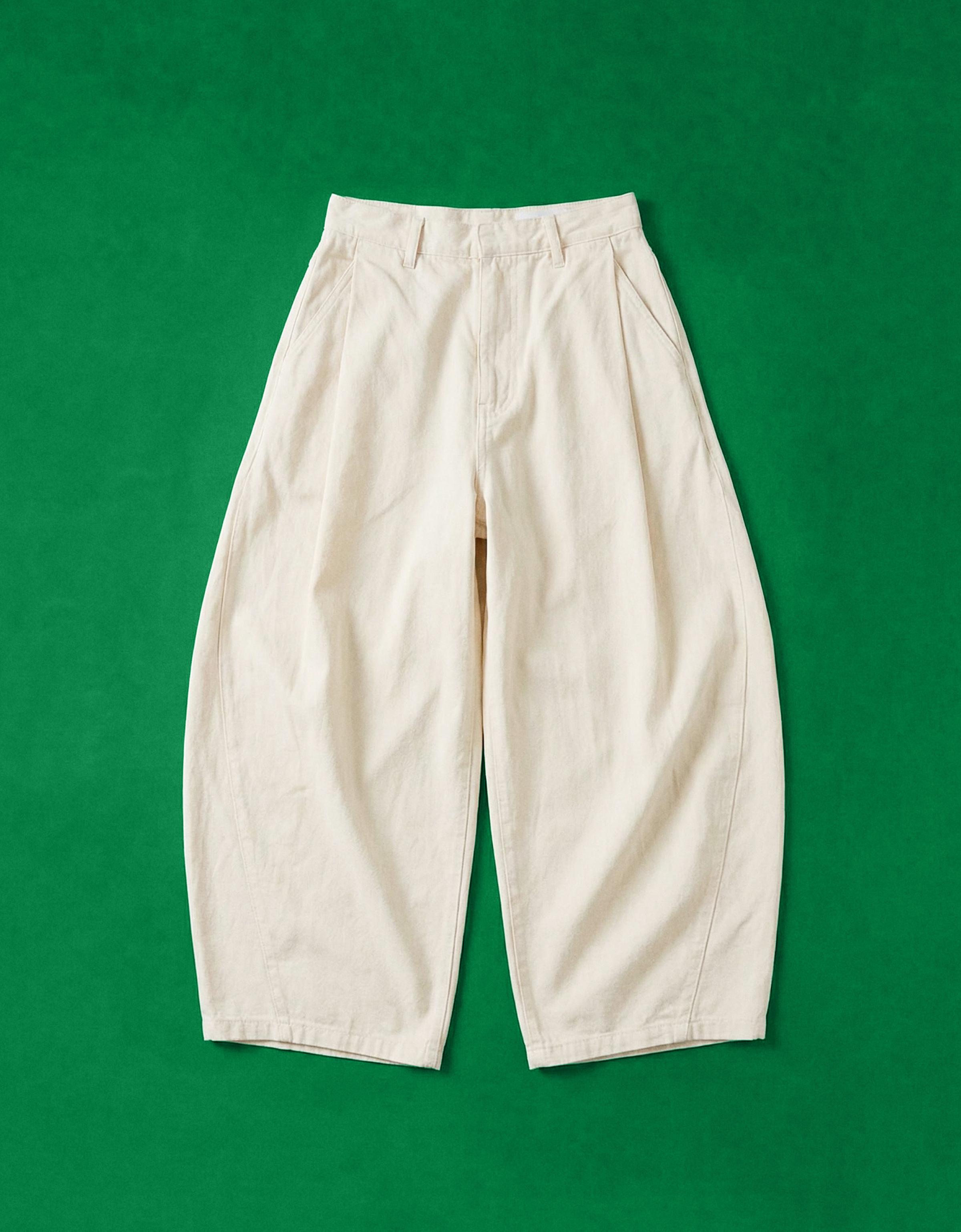 Ketenli super baggy fit pantolon - Görsel 82