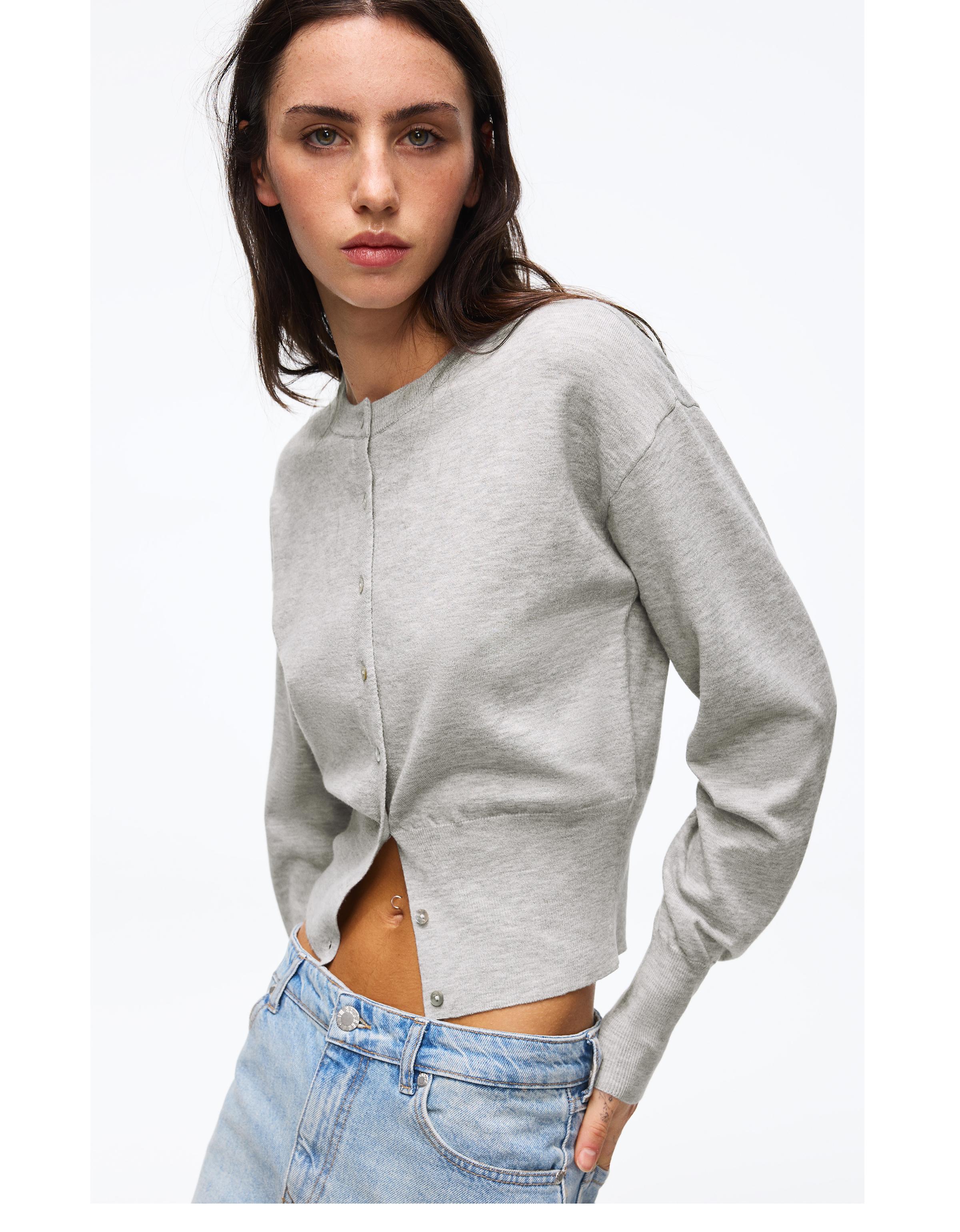 Bisiklet yaka çizgili düğmeli ceket - Görsel 68