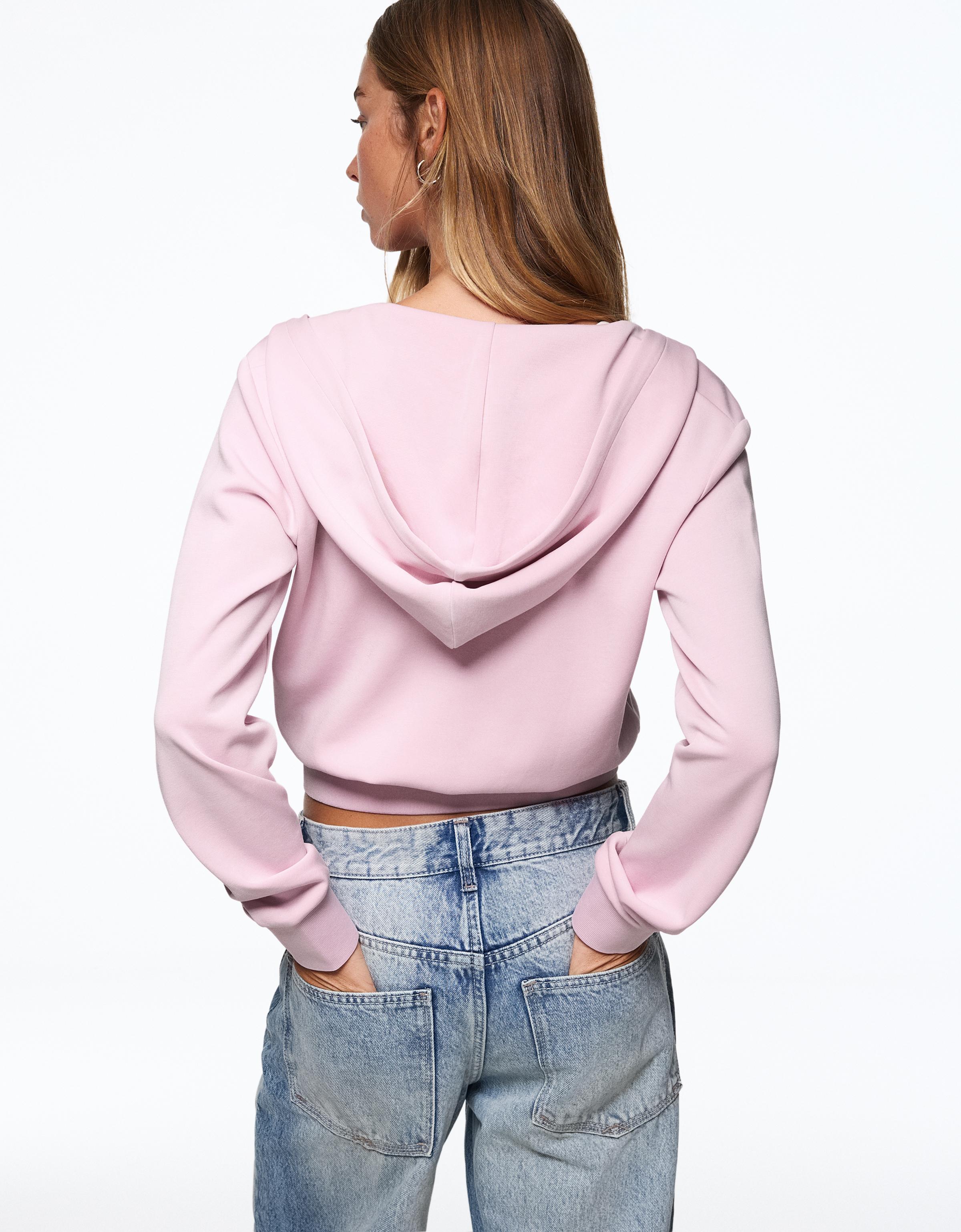 Zip-up hoodie — Pink