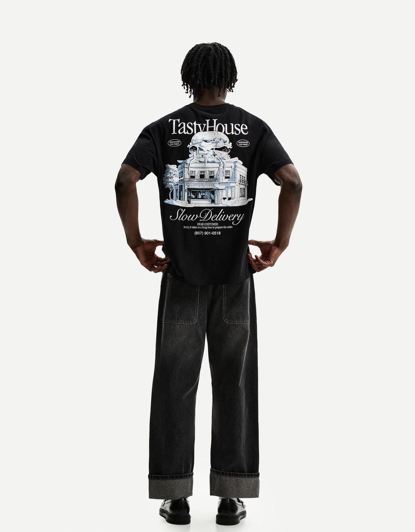 Camiseta manga corta  print