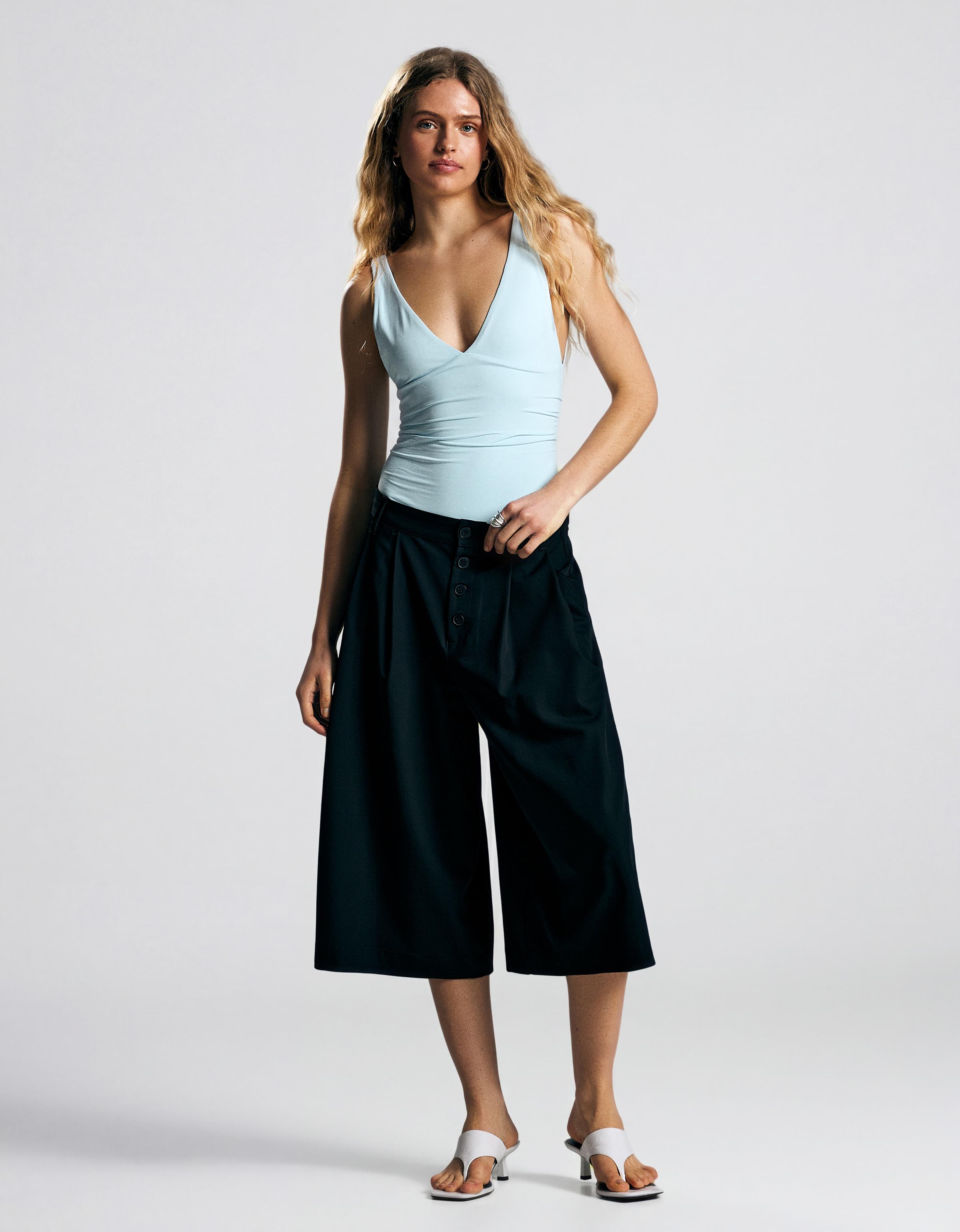 Büzgülü askılı body - Görsel 48